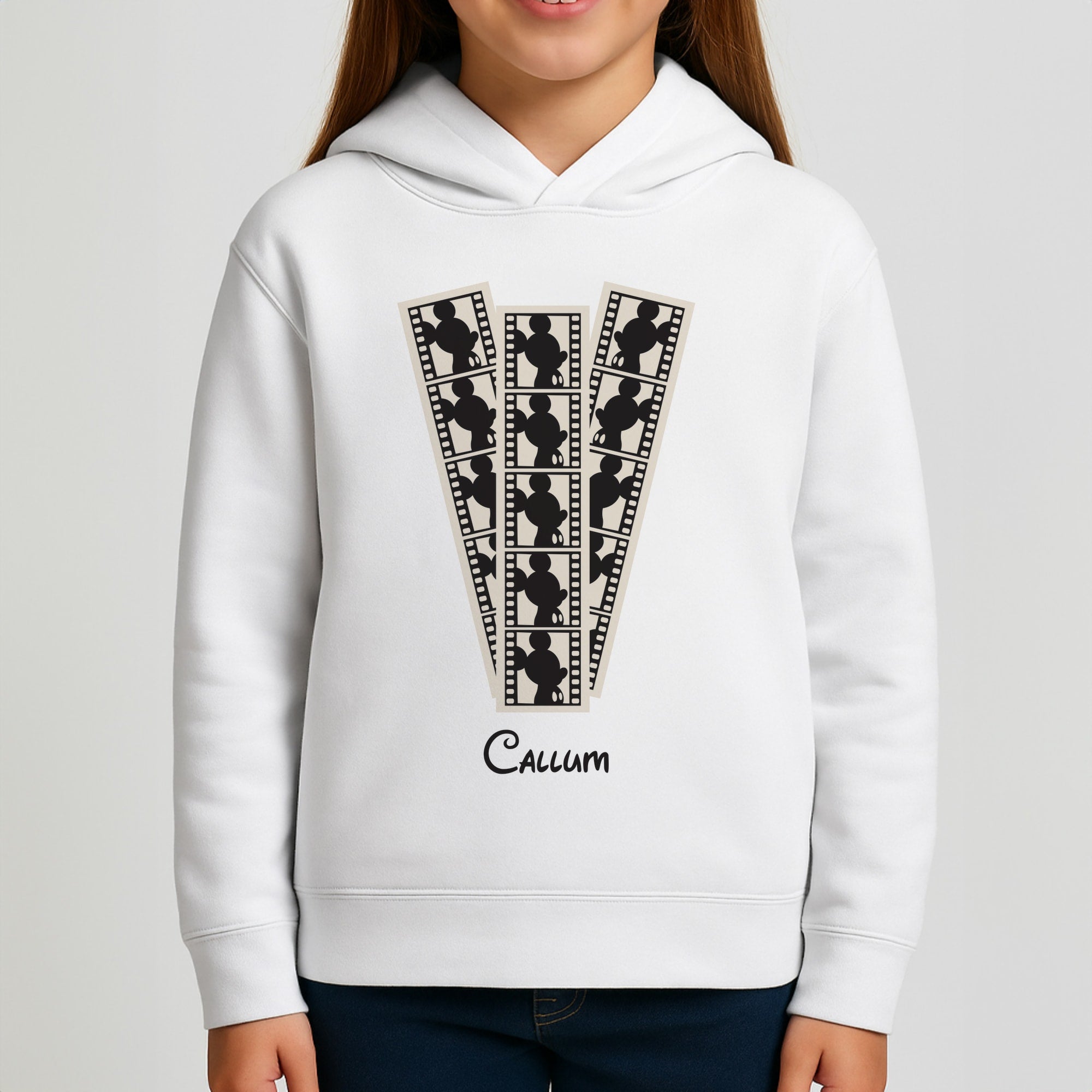 Micky Mouse - Personalised Fairytale Girls Hoodie