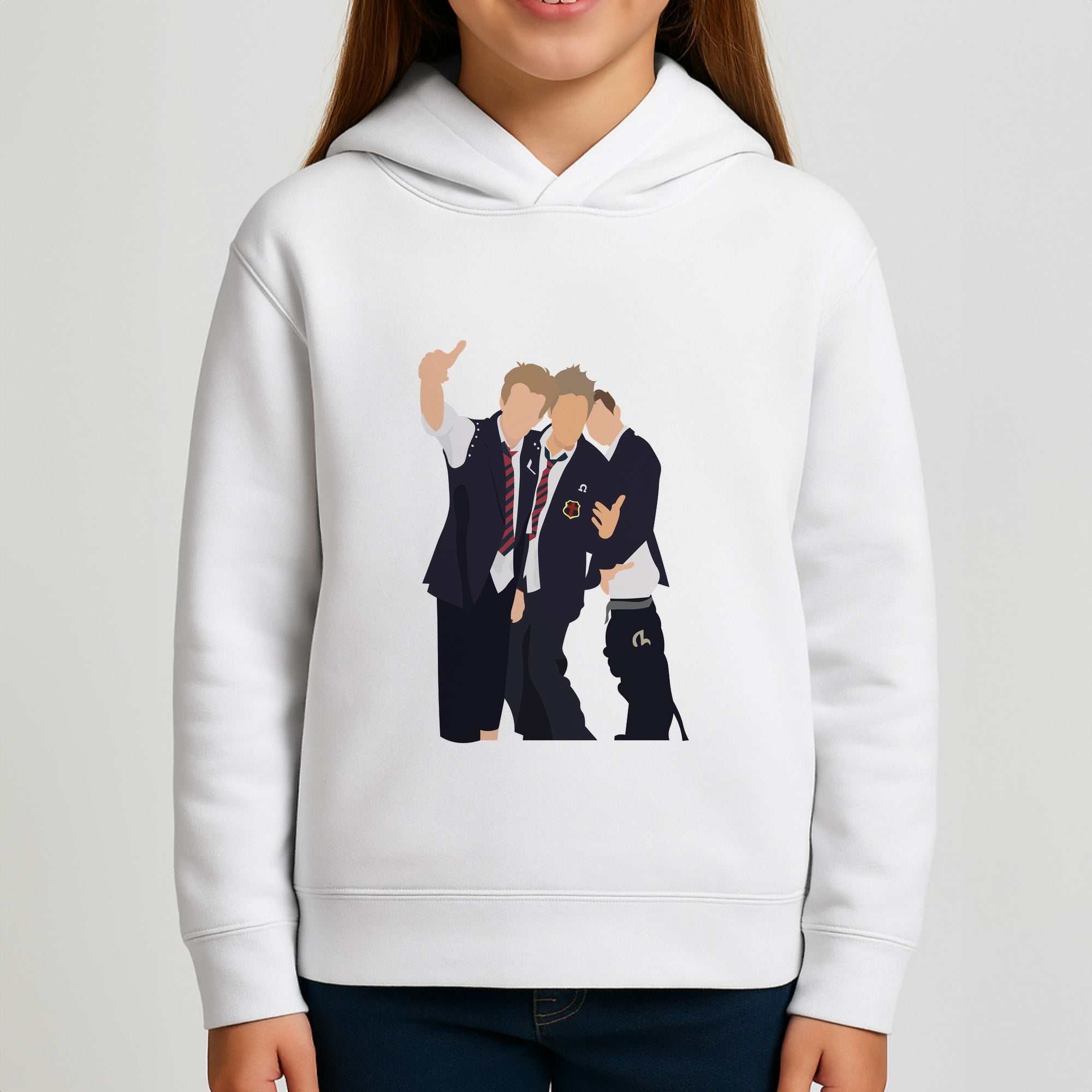 School Clothes - Bust Band Girls Hoodie