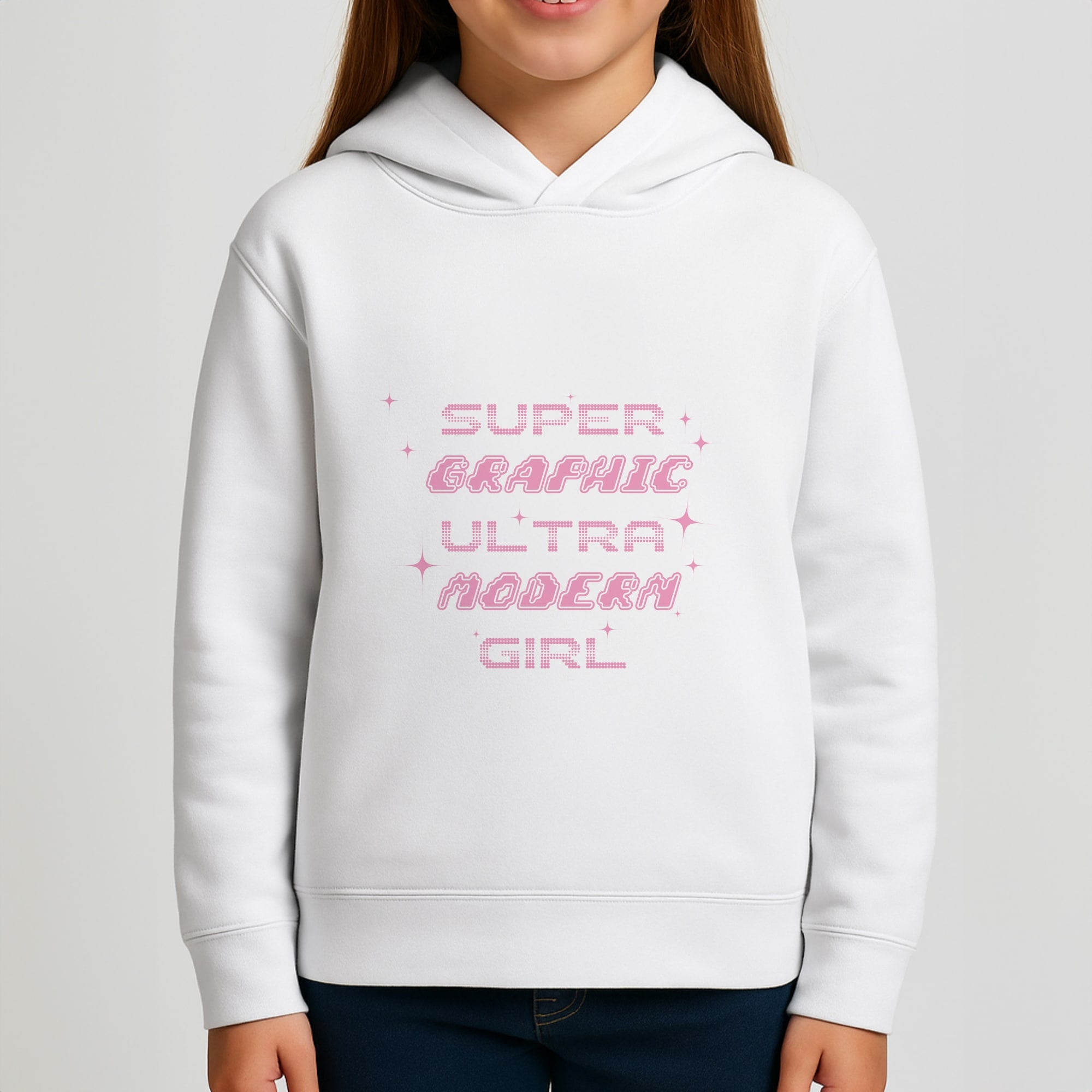 Super Graphic Ultra Modern Girl - Chappell Girls Hoodie
