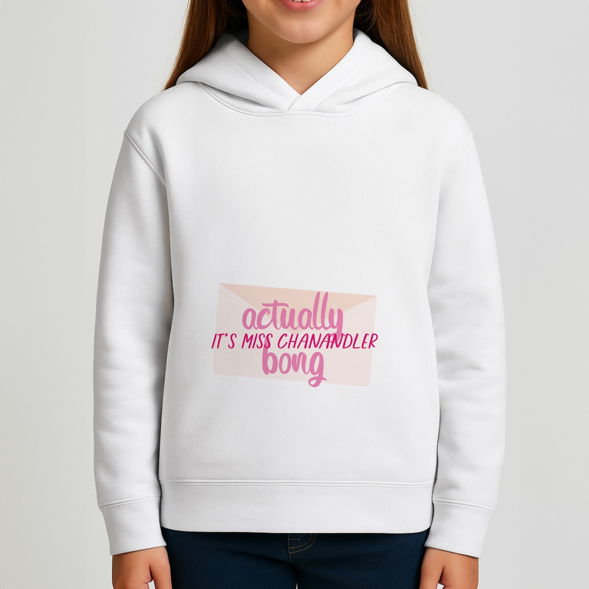 Actually It's Miss Chanandler Bong Girls Hoodie
