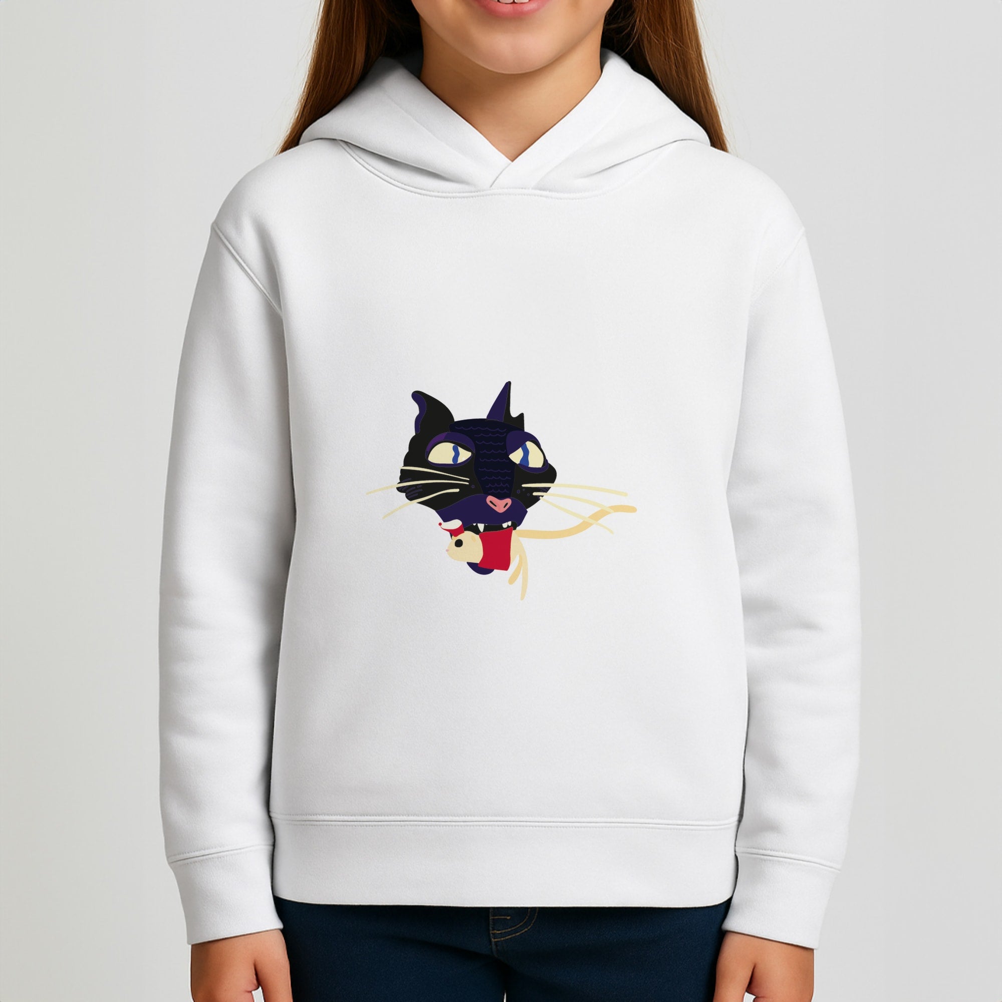 Mouse Eating Girls Hoodie