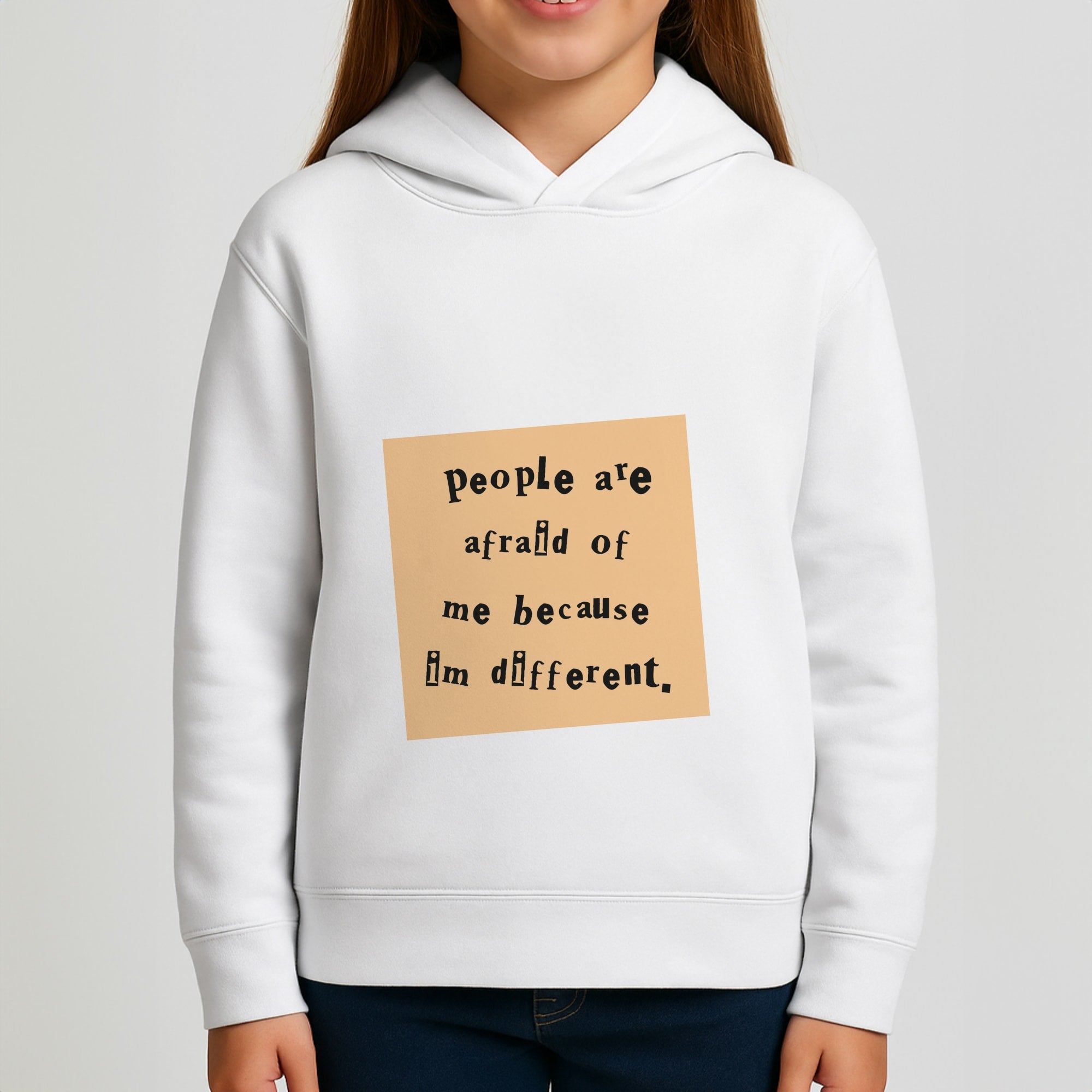 People Are Afraid Of Me - Scissorhands Girls Hoodie