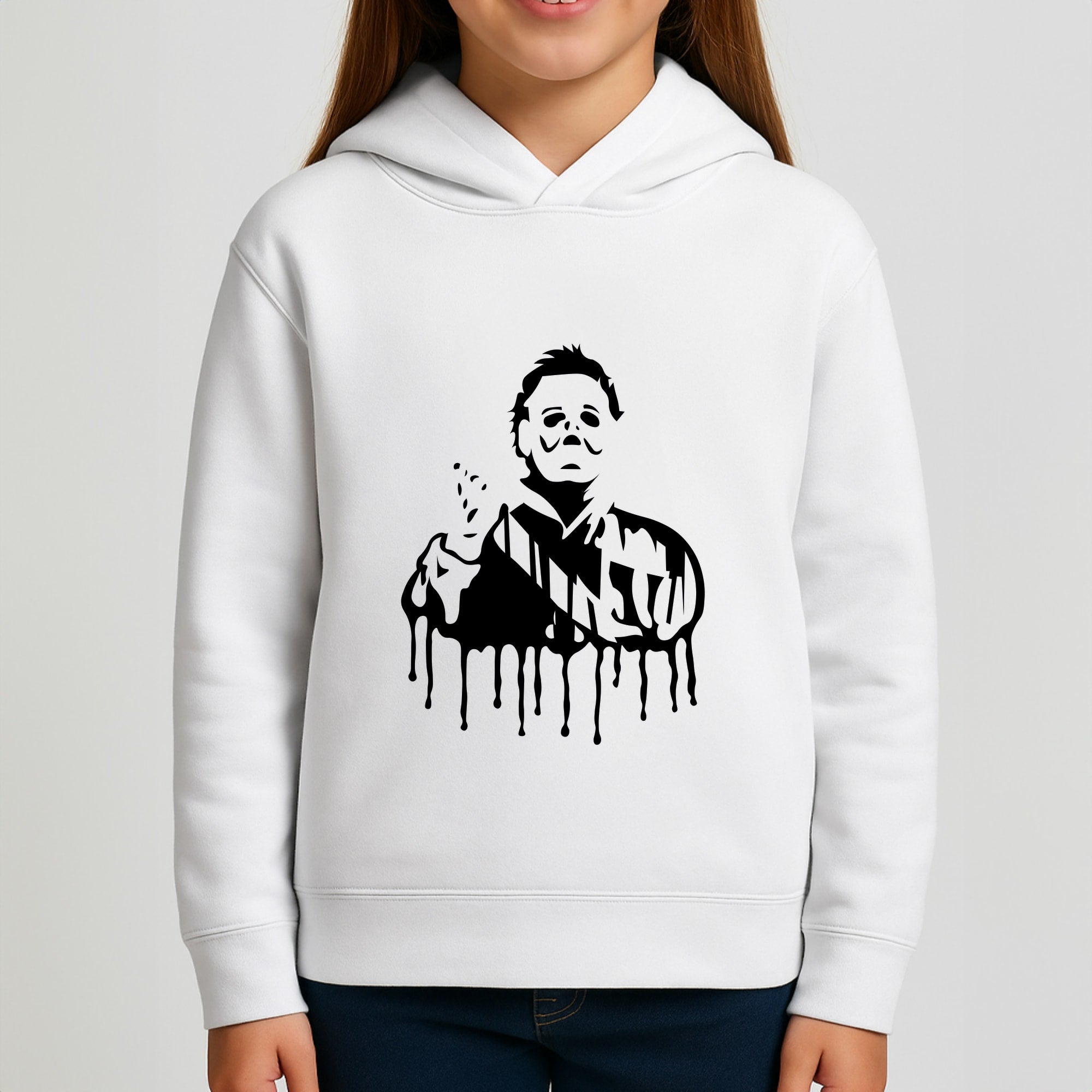 Black & White - Myers Girls Hoodie