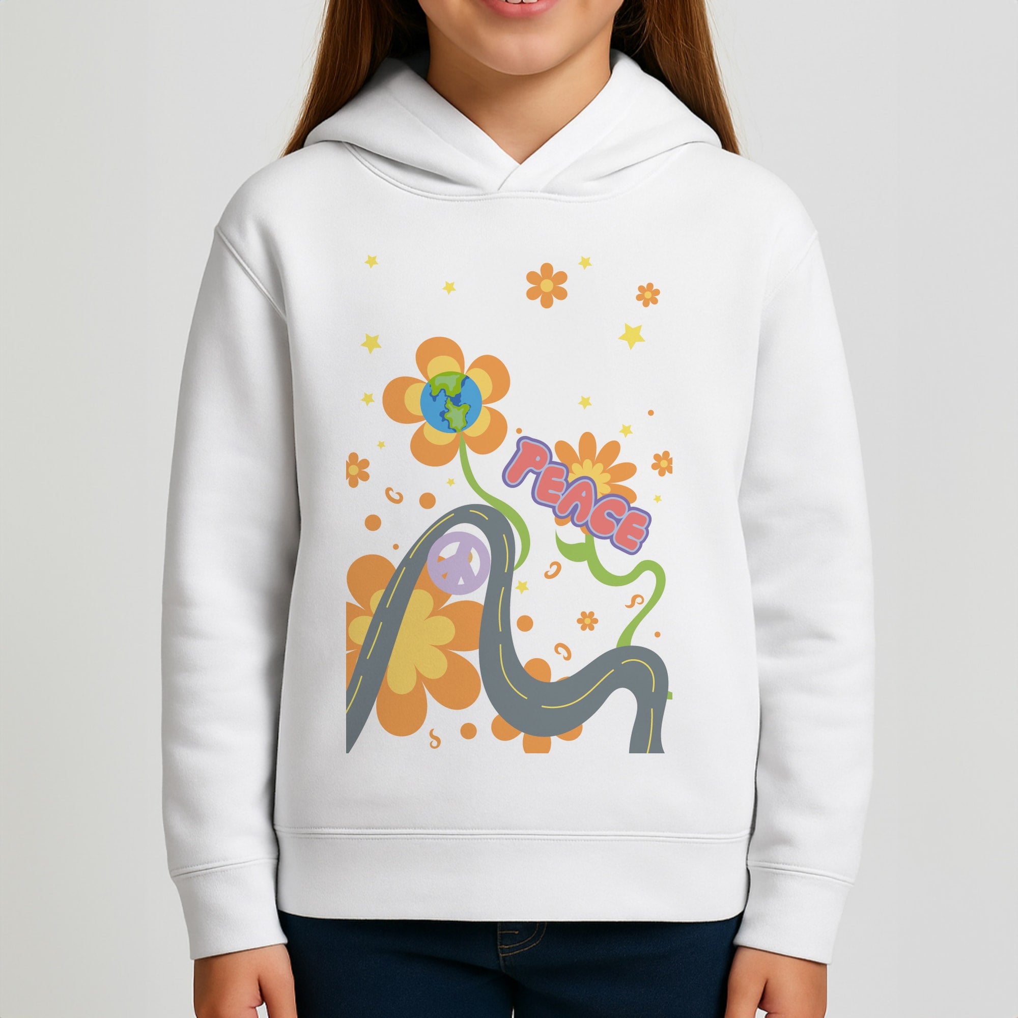 Peace - Cars Girls Hoodie