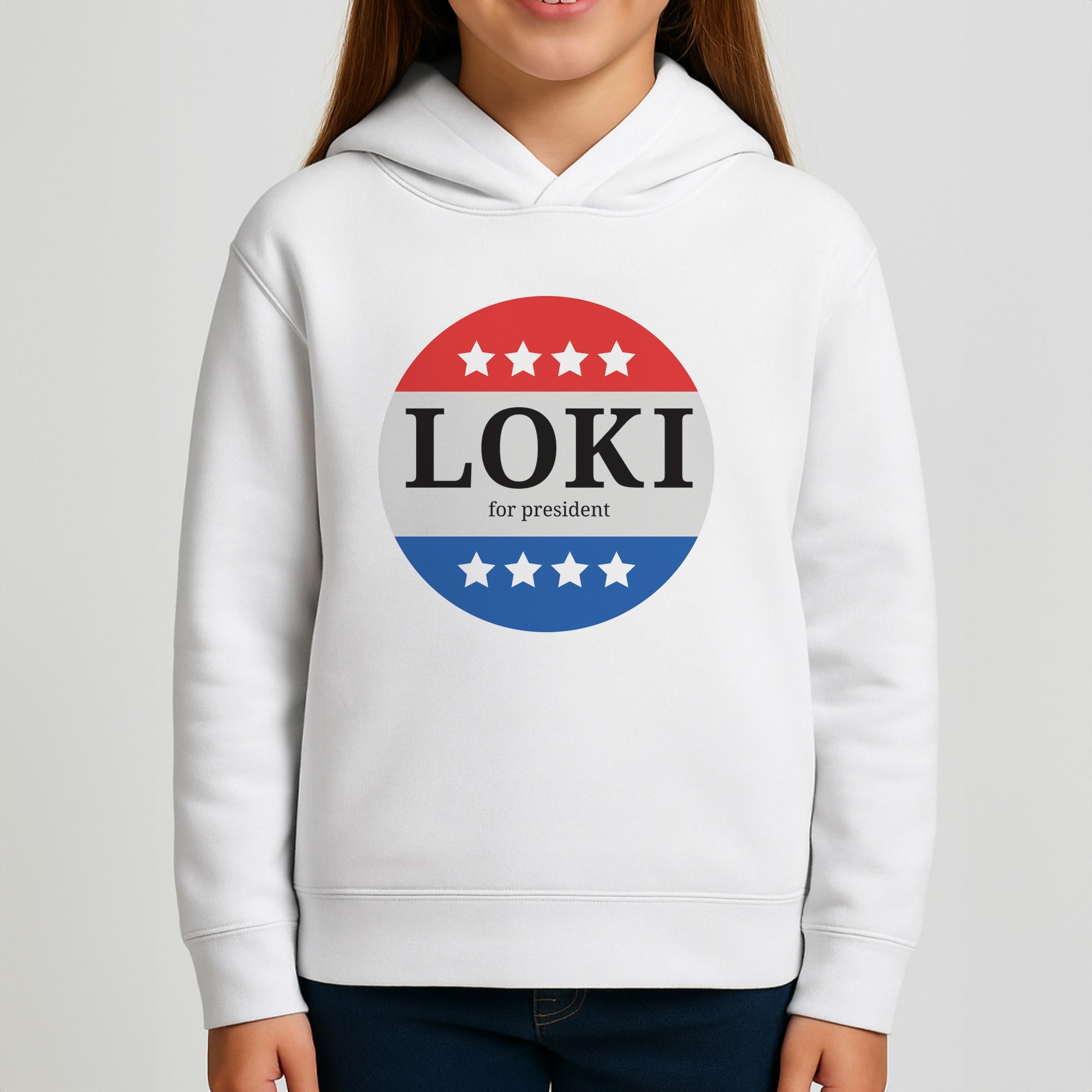 Loki For President Kids Hoodie