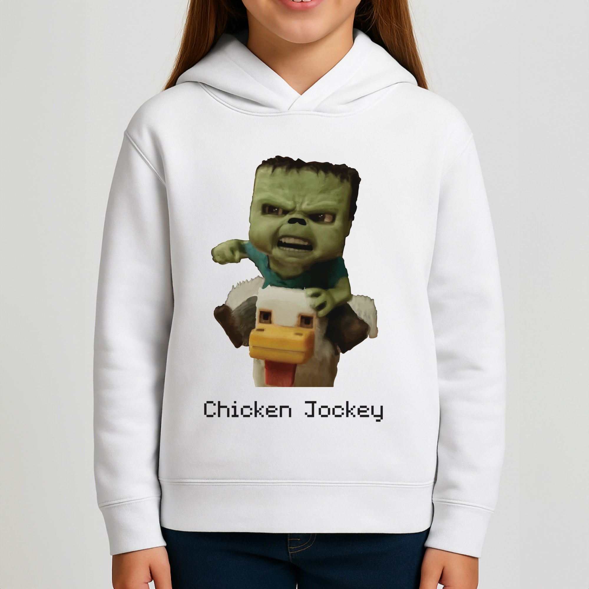 Chicken Jockey Girls Hoodie