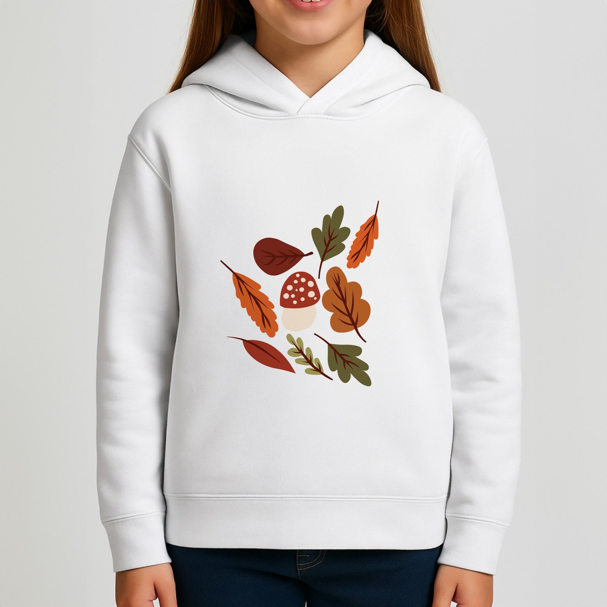 Autumn Pattern Girls Hoodie