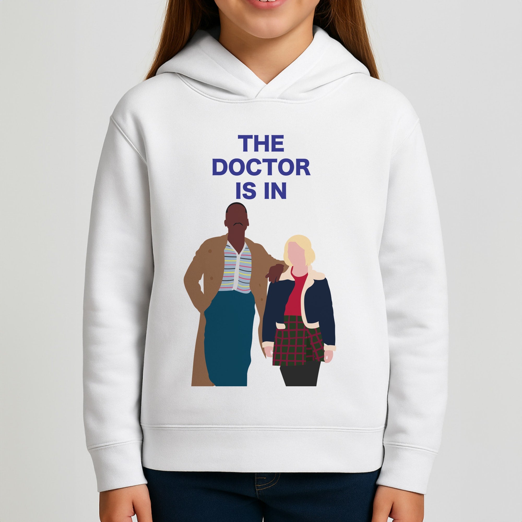 The Doctor Is In - Doctor Who Girls Hoodie