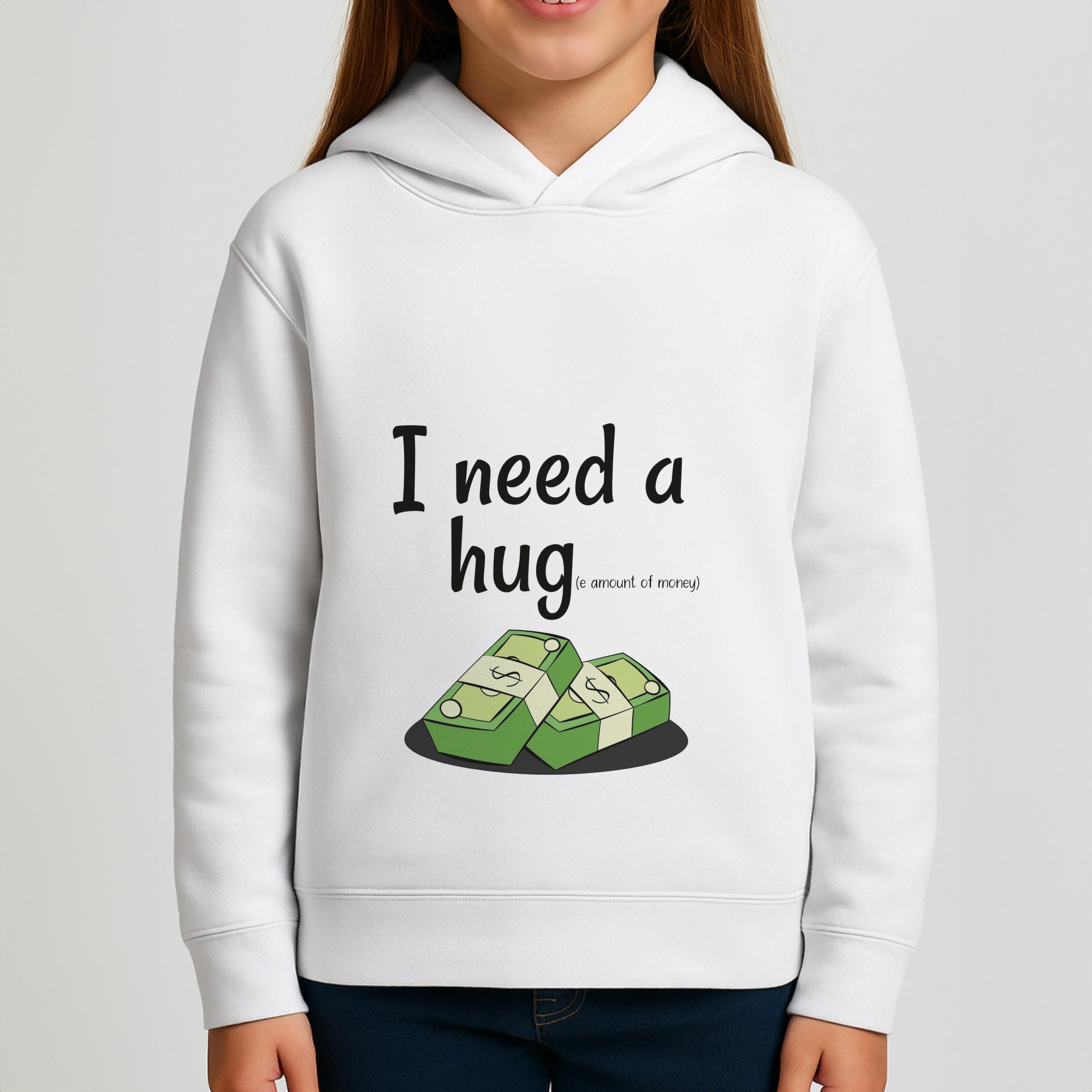 I Need A Hug - Funny Quotes Girls Hoodie