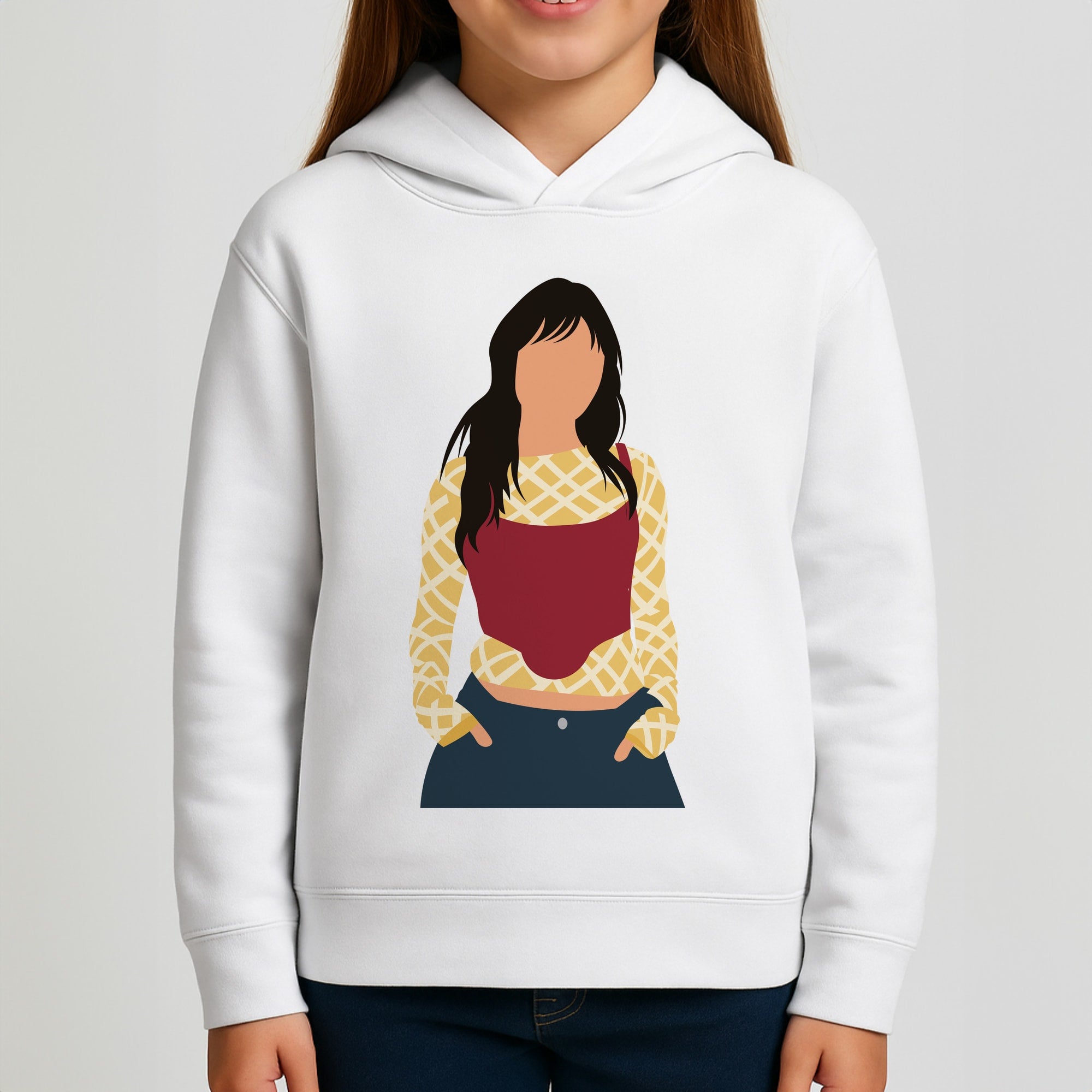 Gold Stars Girls Hoodie