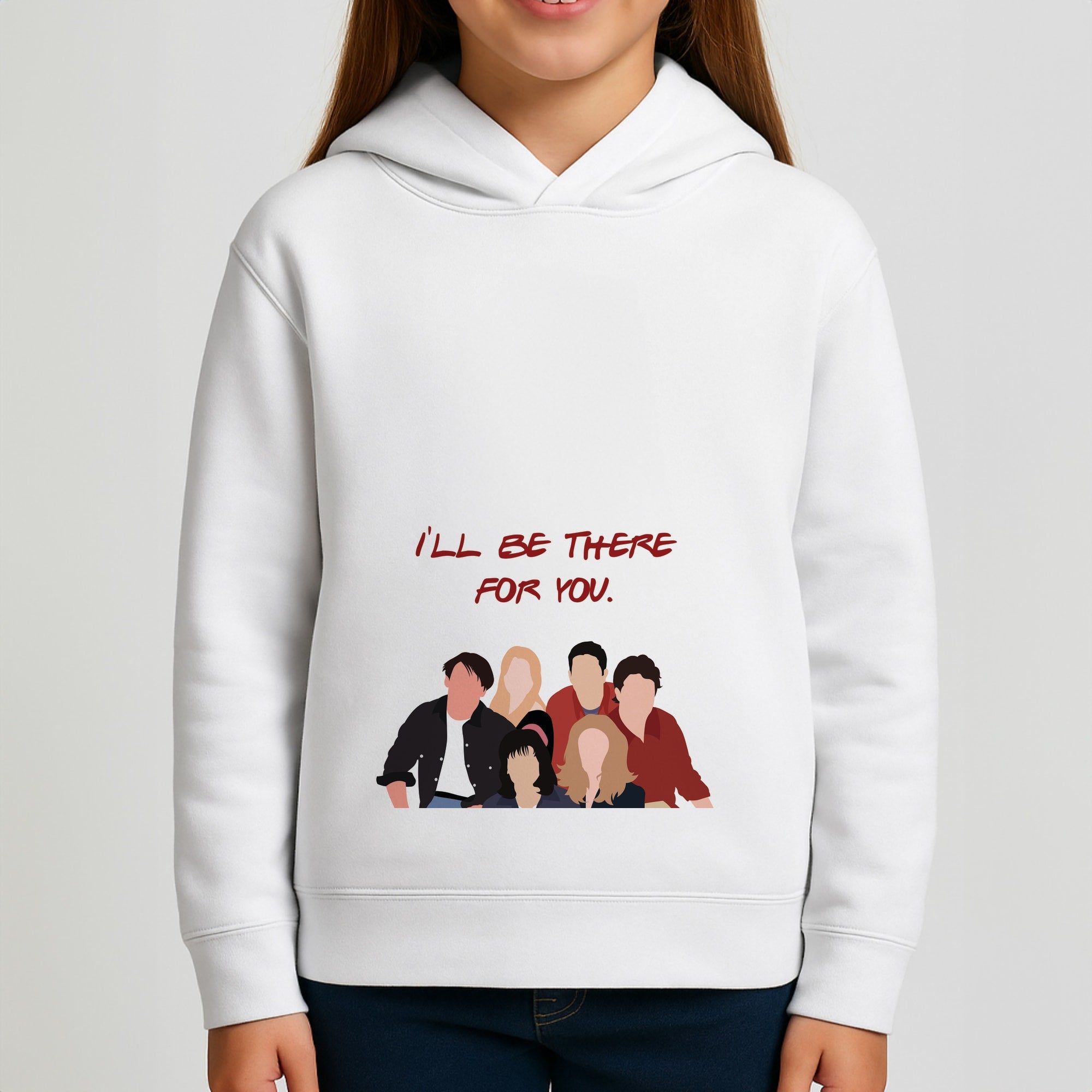 I'll Be There For You Cast Girls Hoodie