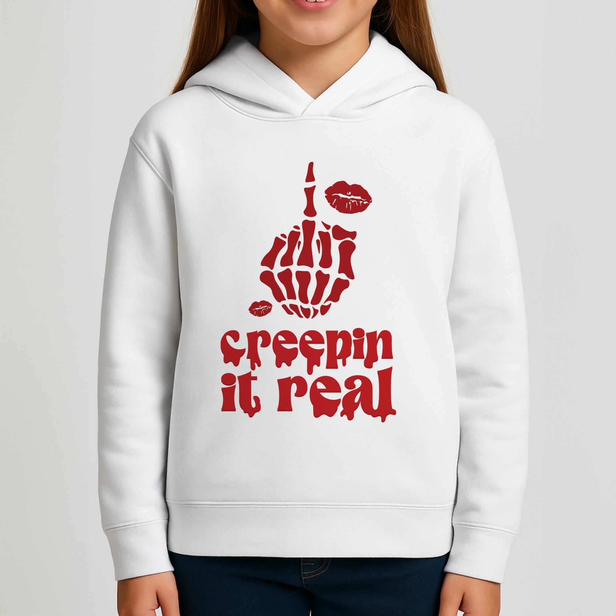 Creepin It Real Girls Hoodie