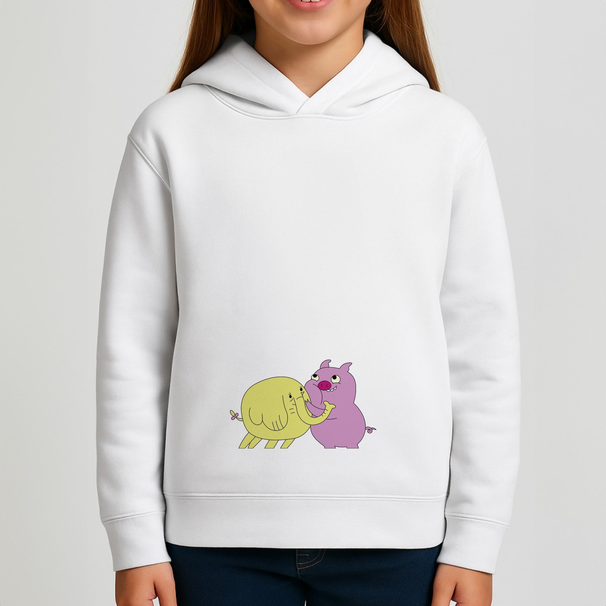 Tree Trunks Girls Hoodie