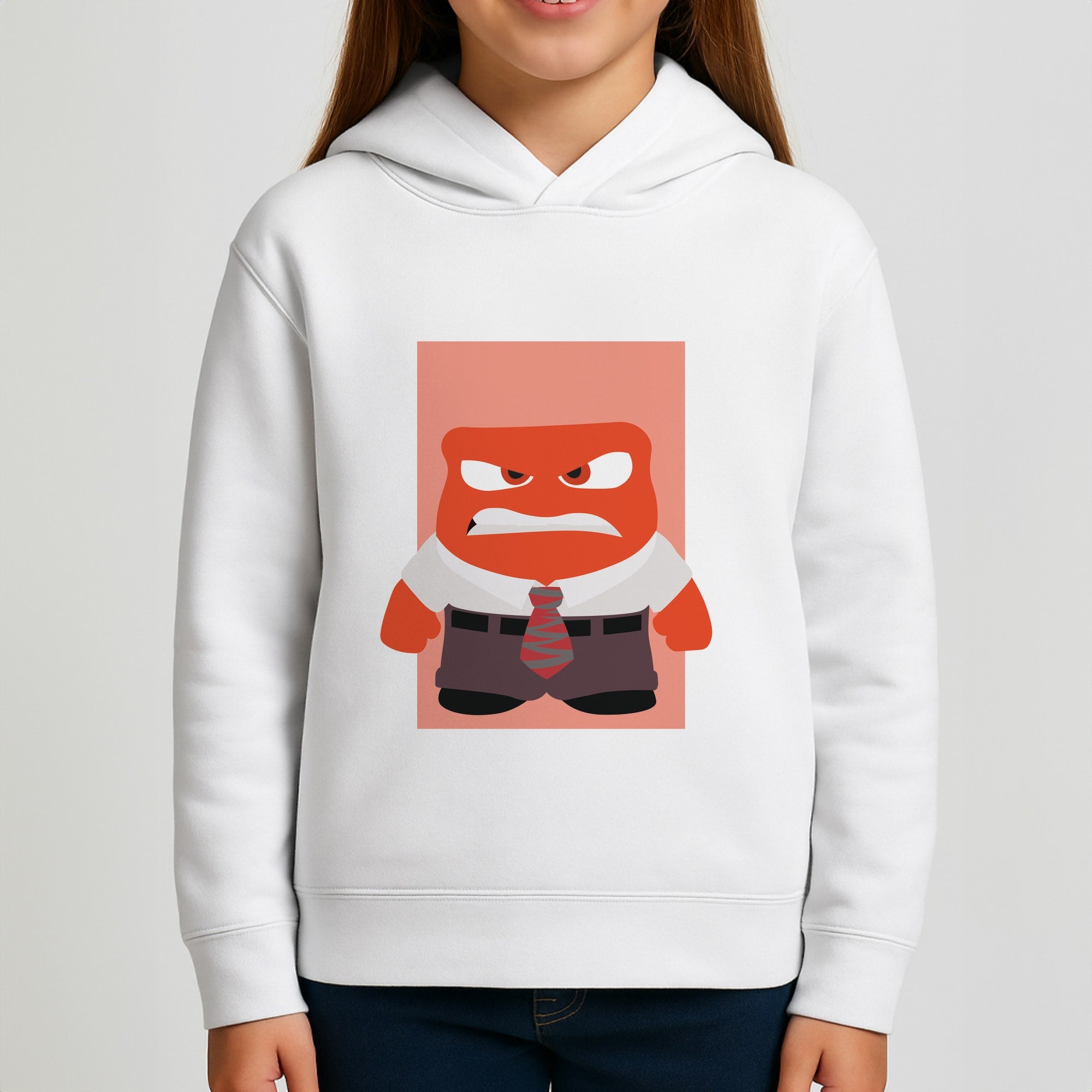 Anger - Inside Out Girls Hoodie