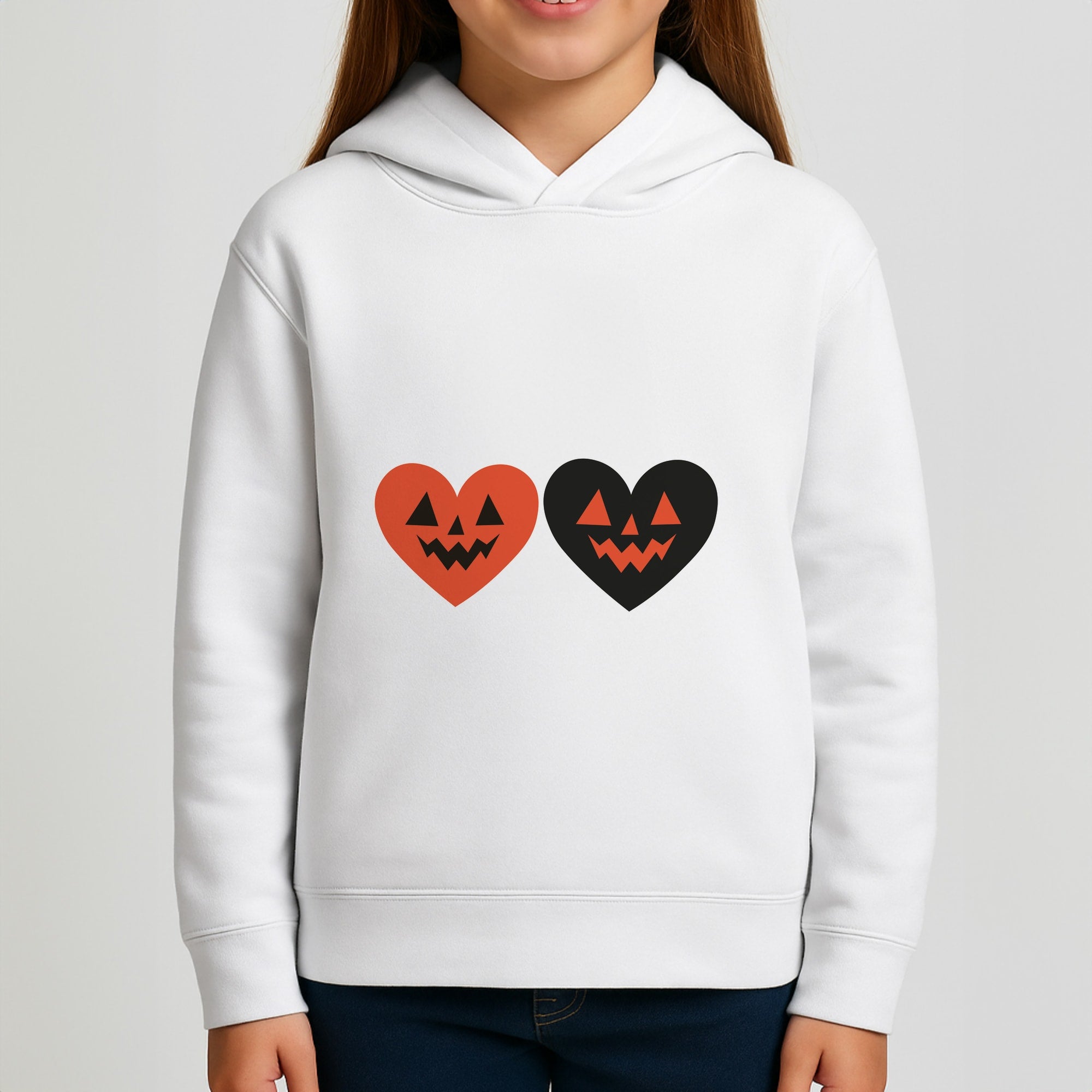 Halloween Pattern 13 Girls Hoodie