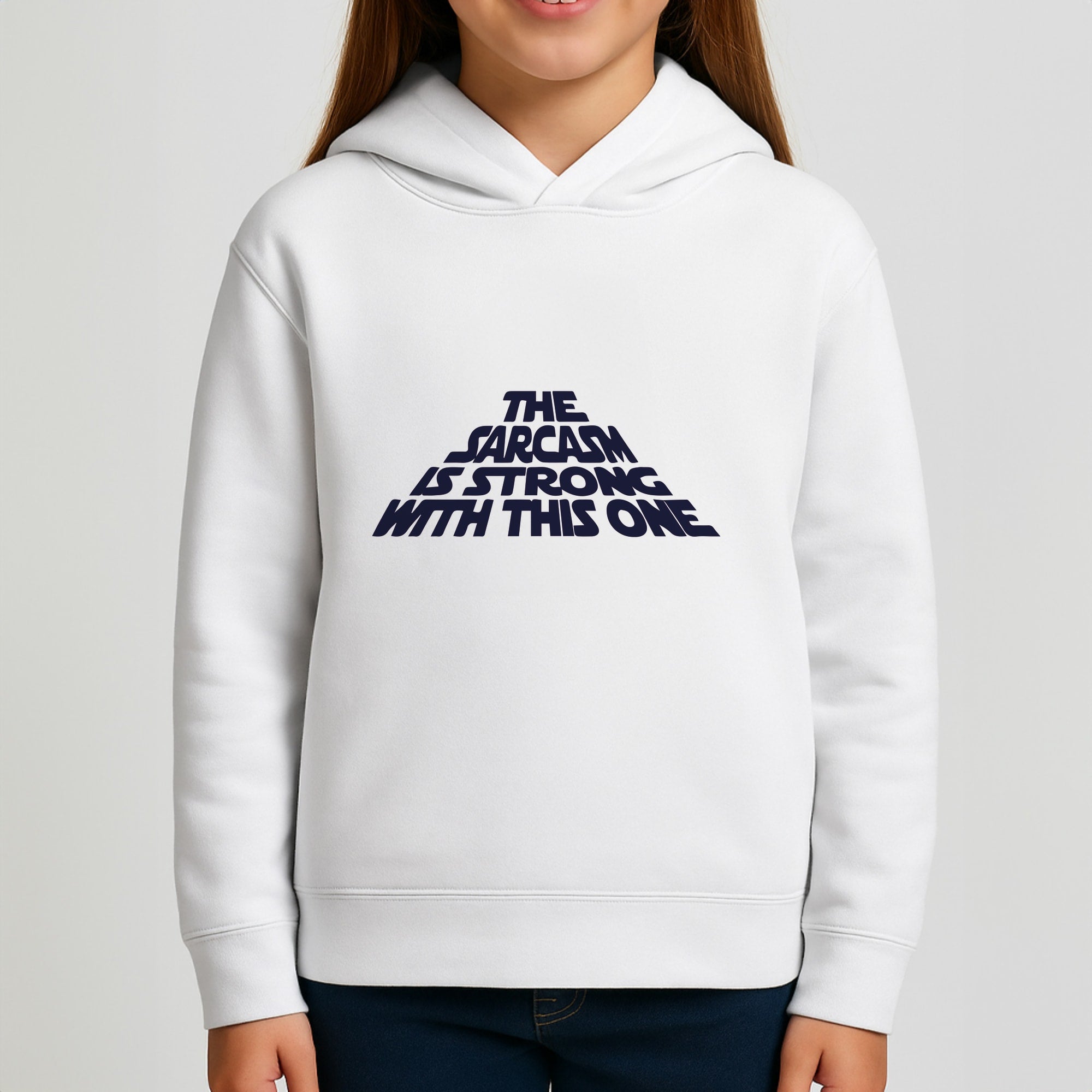 The Sarcasm Is Strong With This One Kids Hoodie