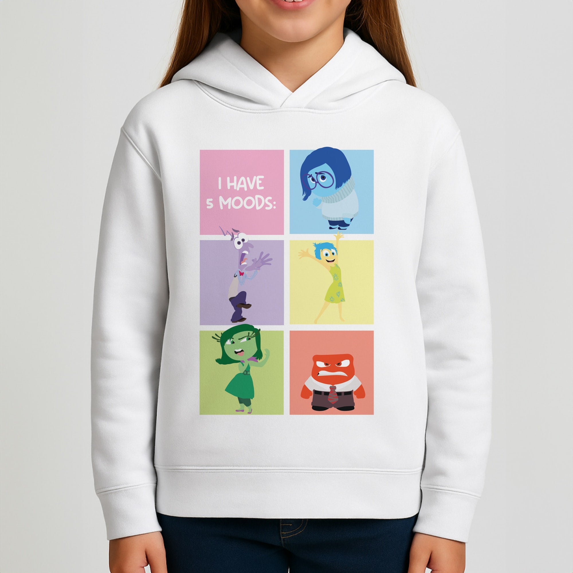 I Have Moods - Inside Out Girls Hoodie
