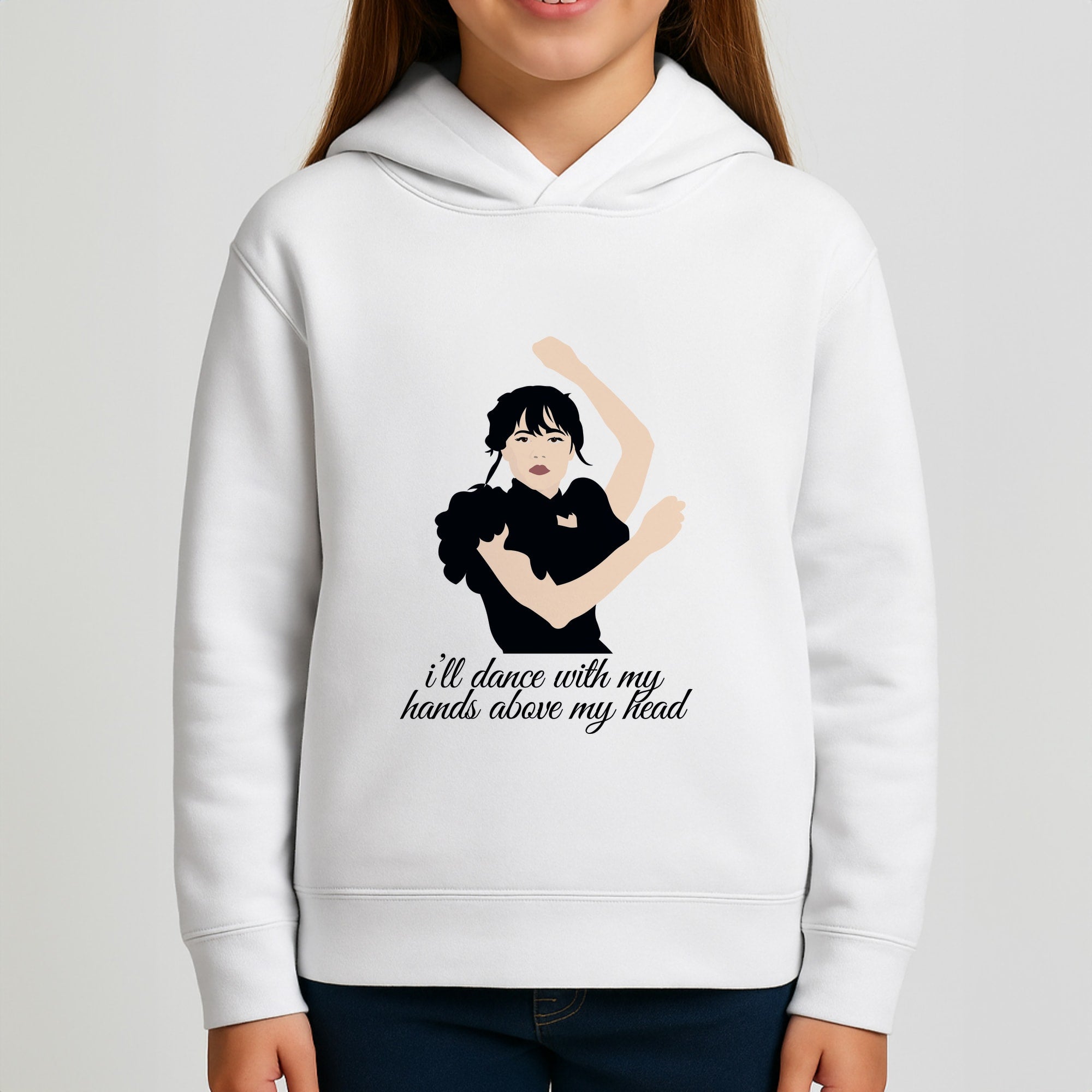 I'll Dance With My Hands Above My Head Wednesday Girls Hoodie