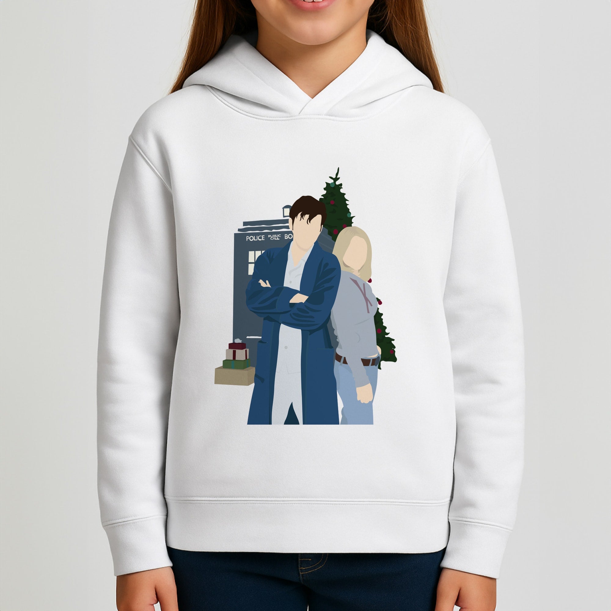 Rose And The Doctor Girls Hoodie