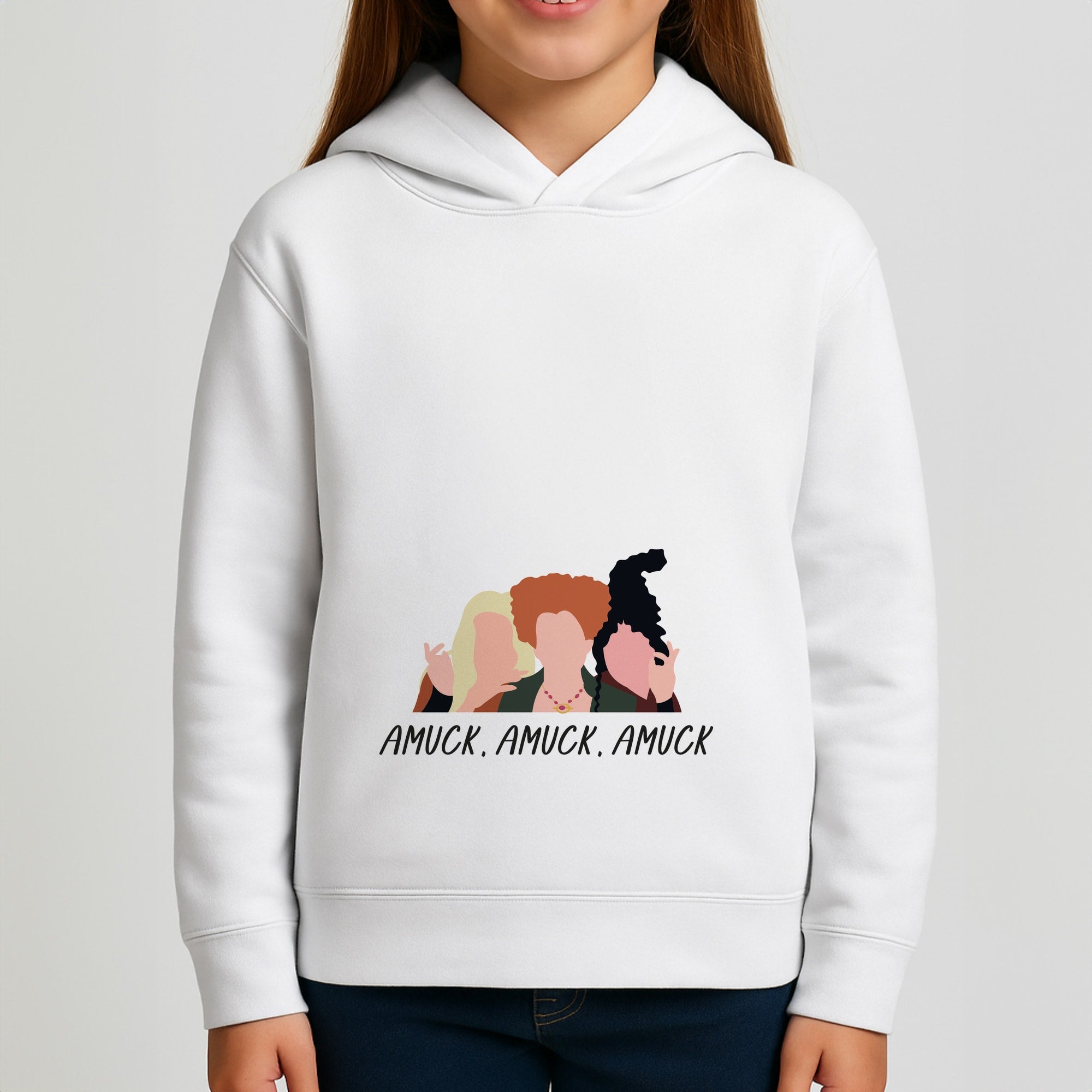 Amuck, Amuck, Amuck - Hocus Halloween Girls Hoodie