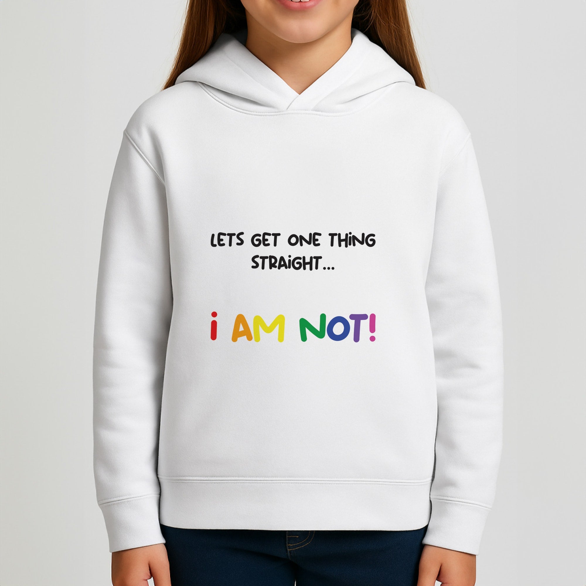 I Am Not - Pride Girls Hoodie