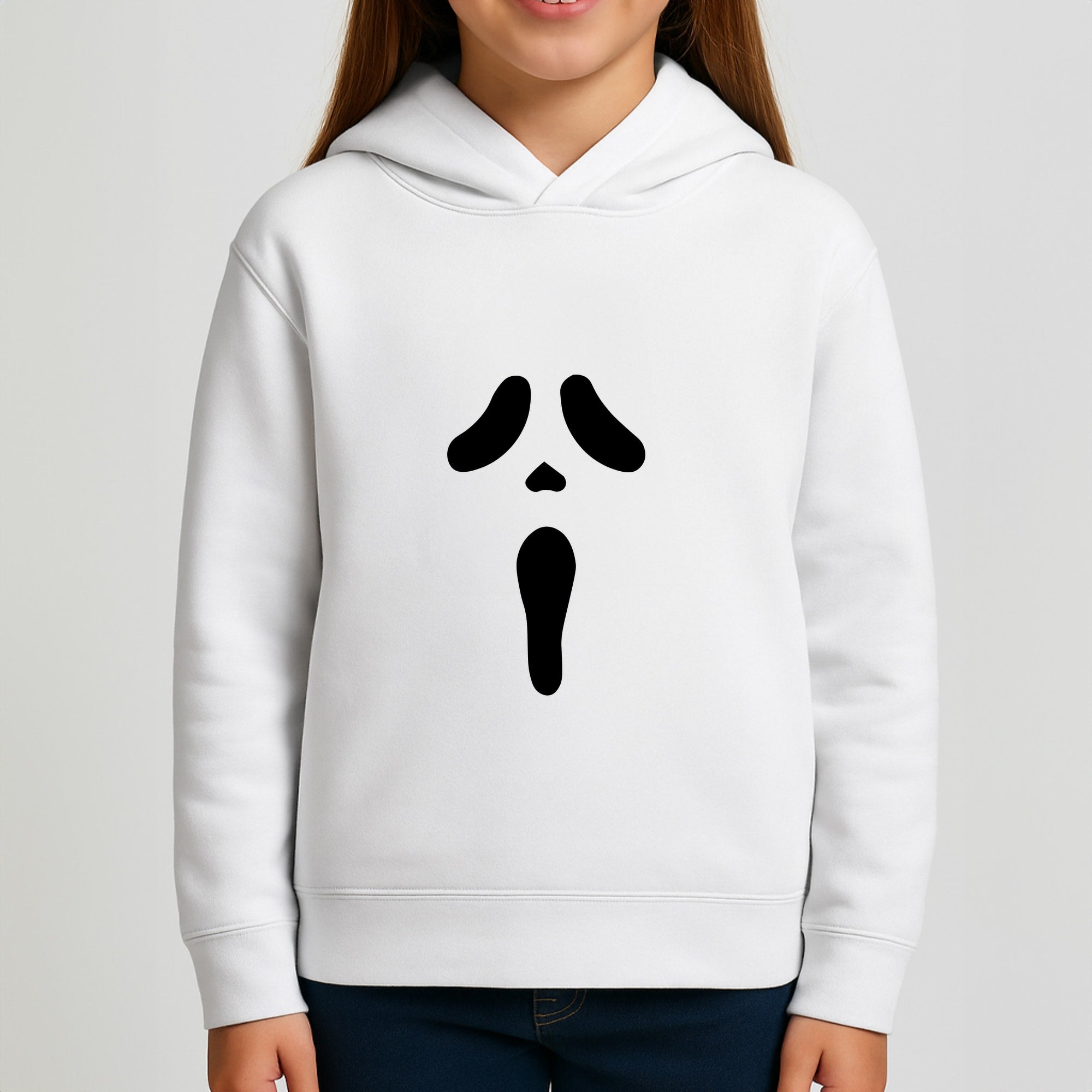 Scream Face Girls Hoodie