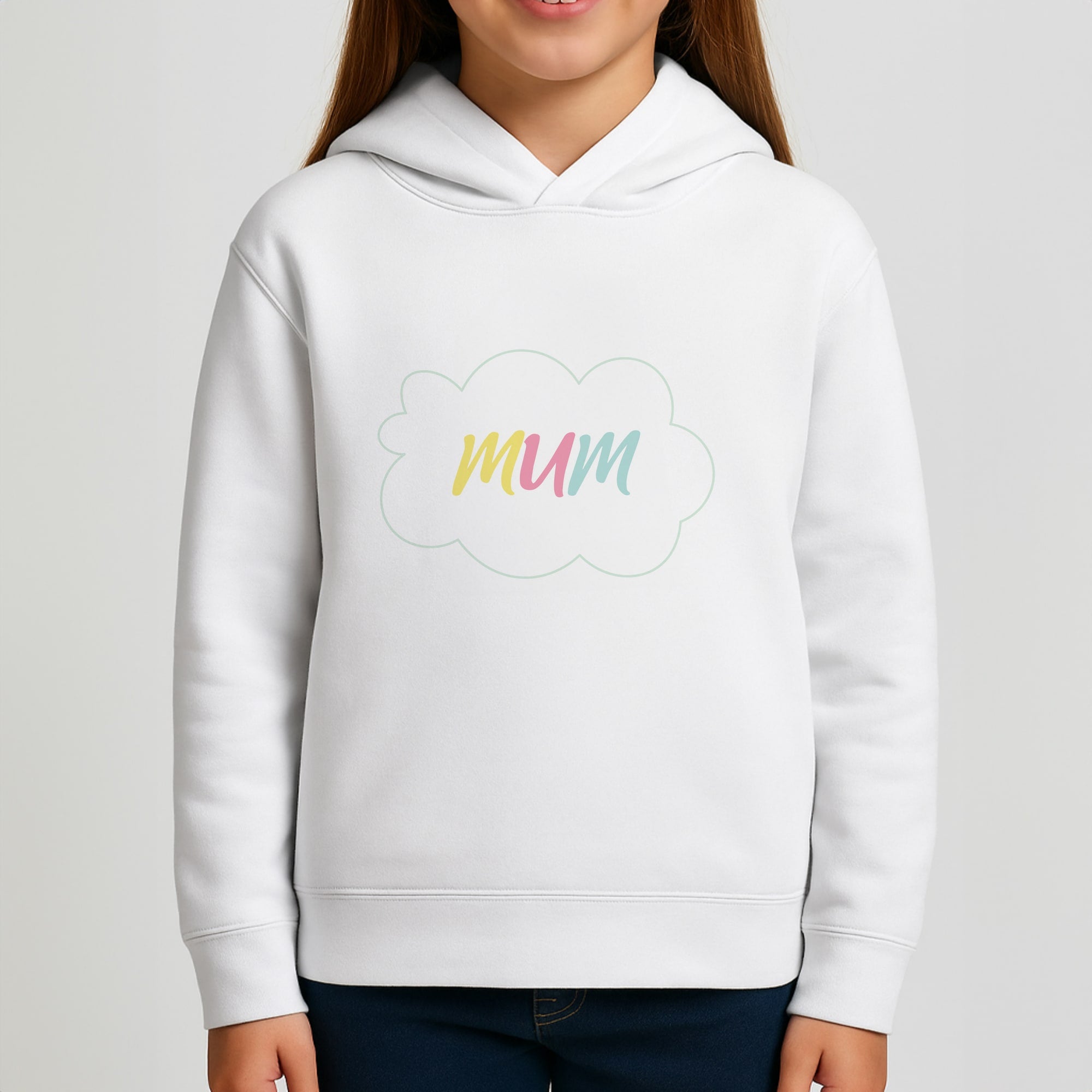 Clouds - Mothers Day Kids Hoodie