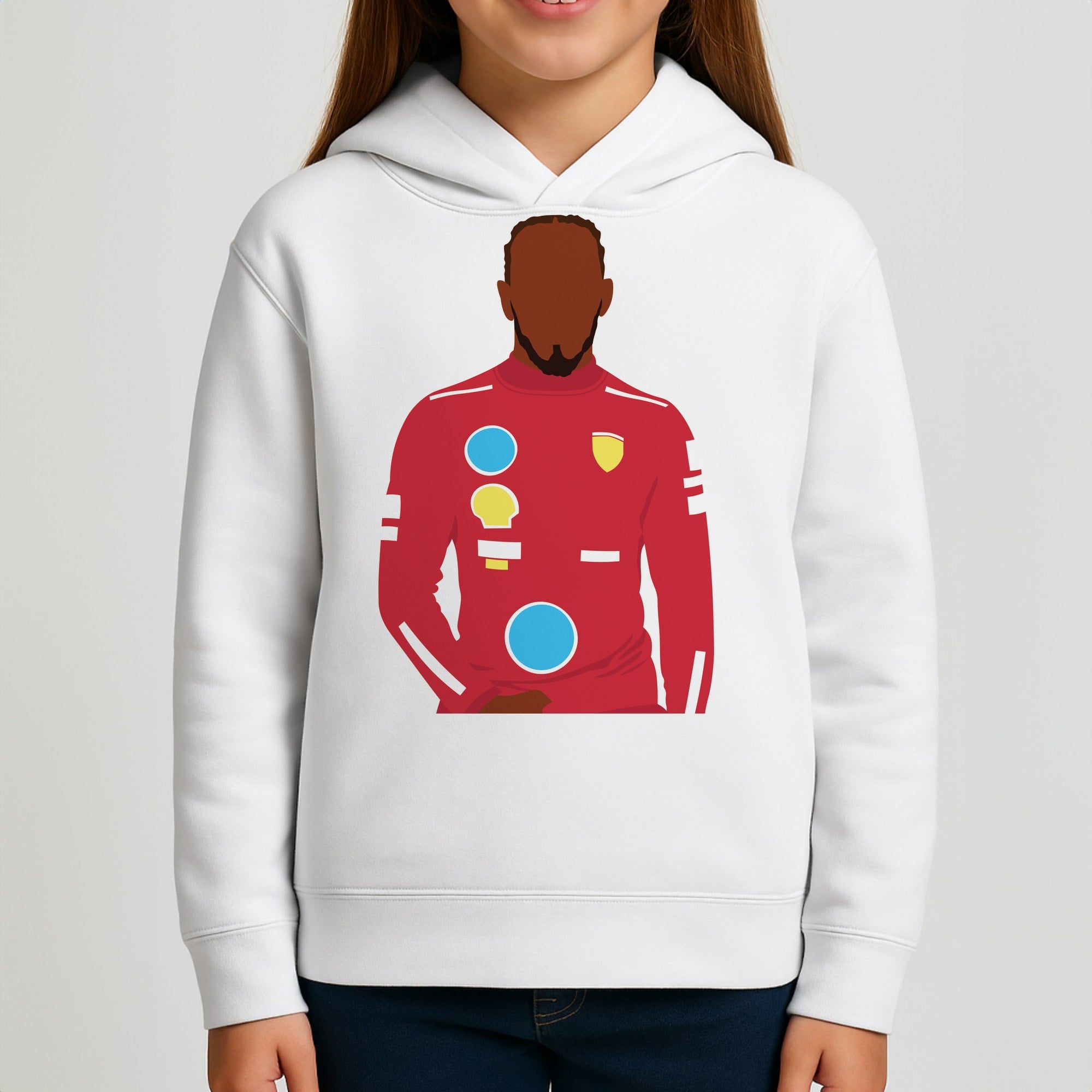 Hamilton In Red Kids Hoodie