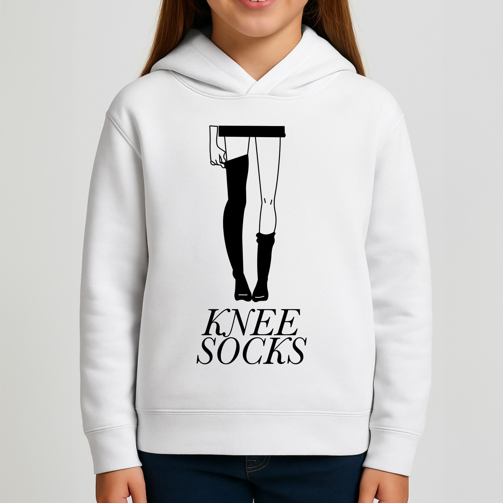 Knee Socks Girls Hoodie