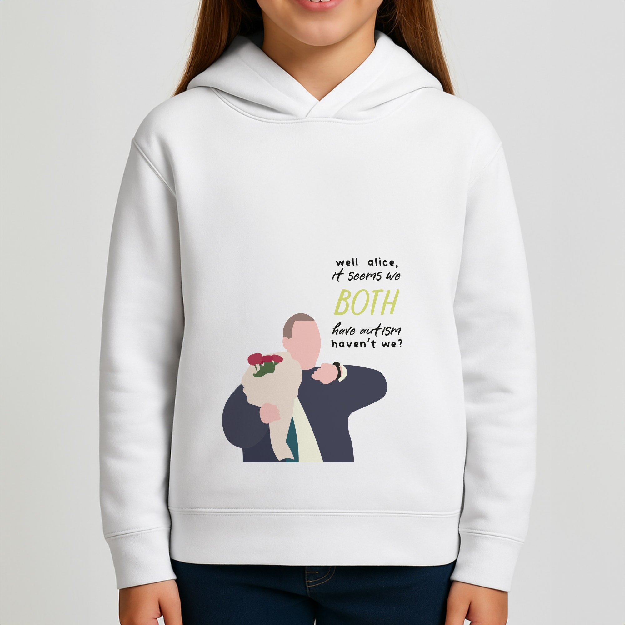 Seems We Both Have Autism - British Pop Culture Girls Hoodie
