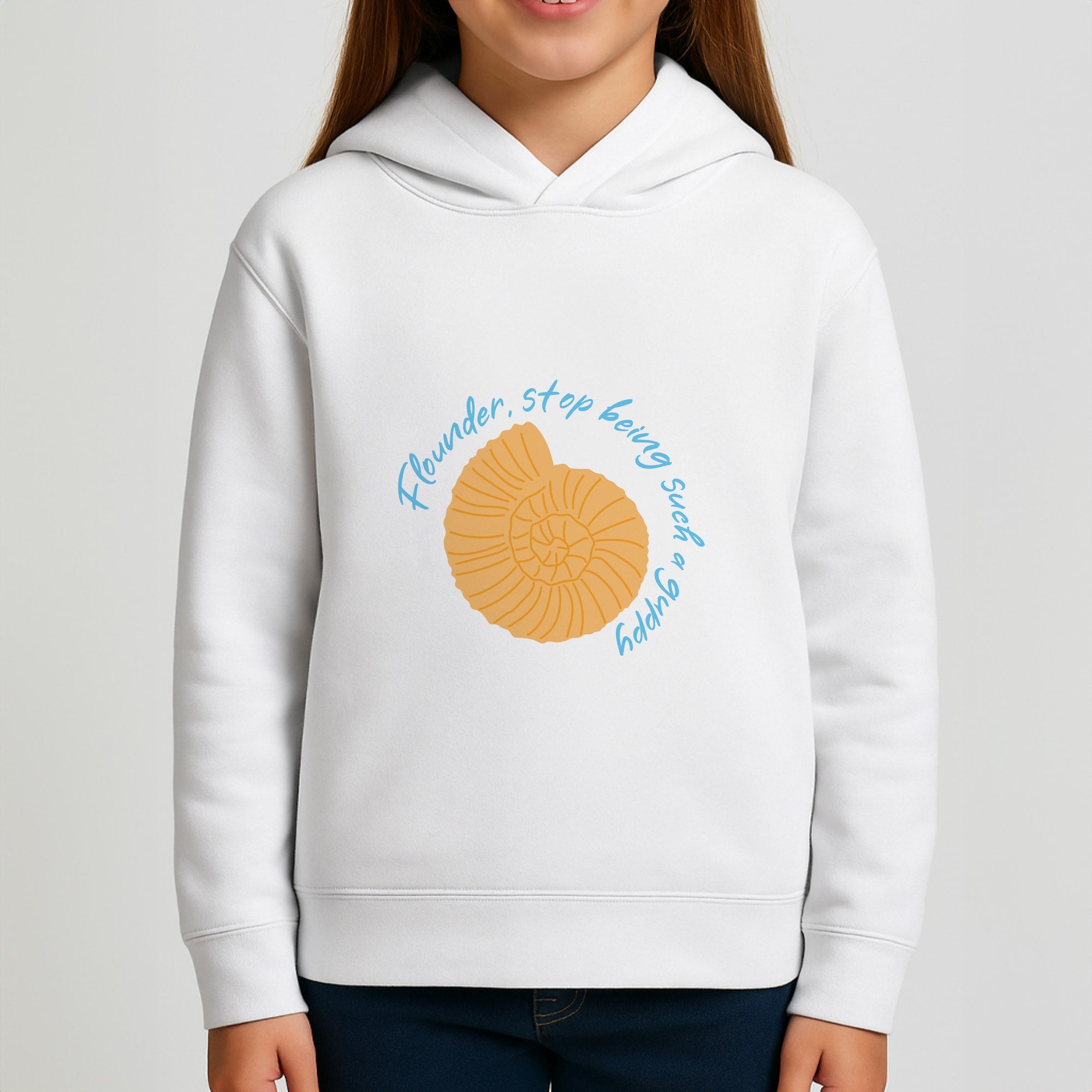 Flounder - The Little Mermaid Girls Hoodie