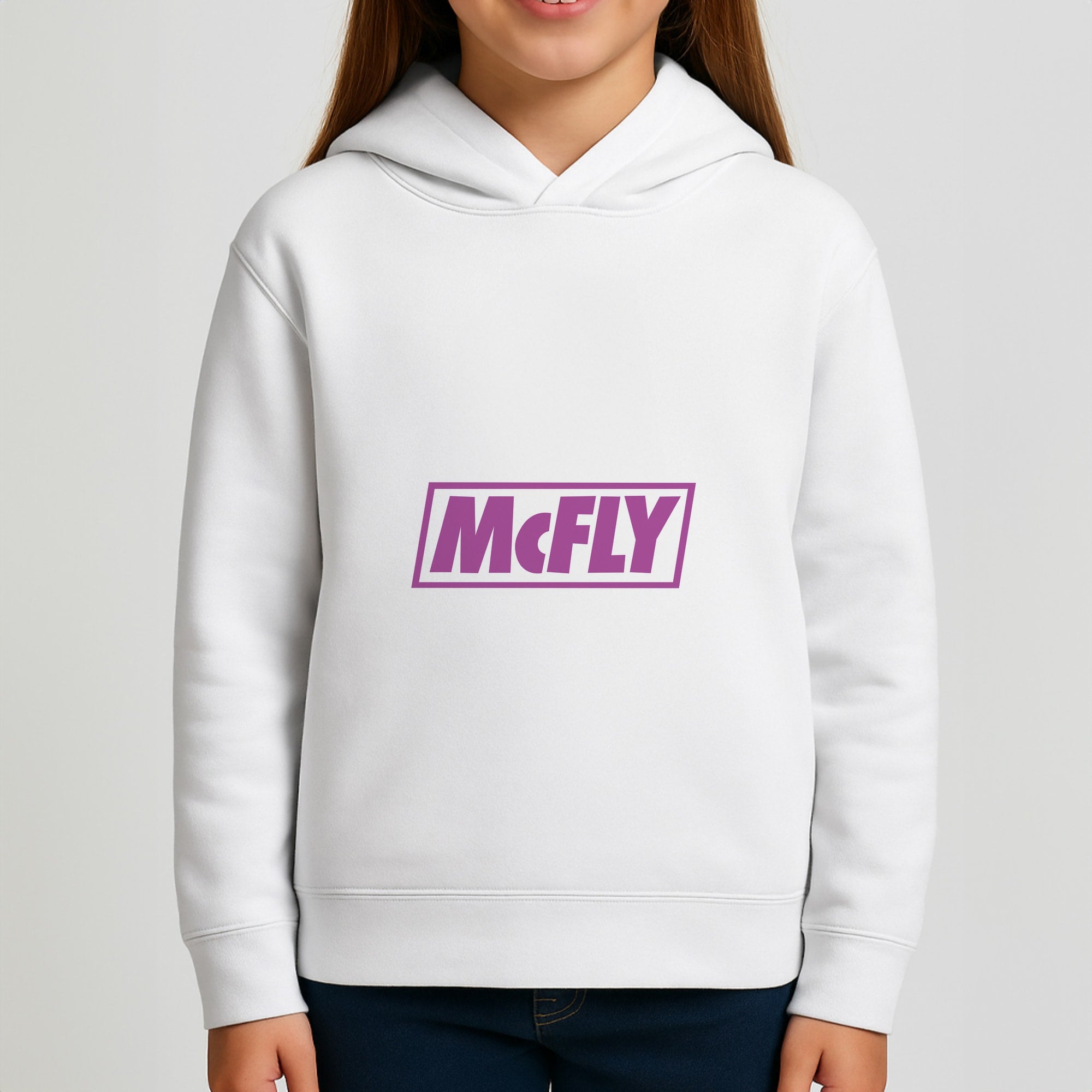 Yellow And Purple - McBand Girls Hoodie