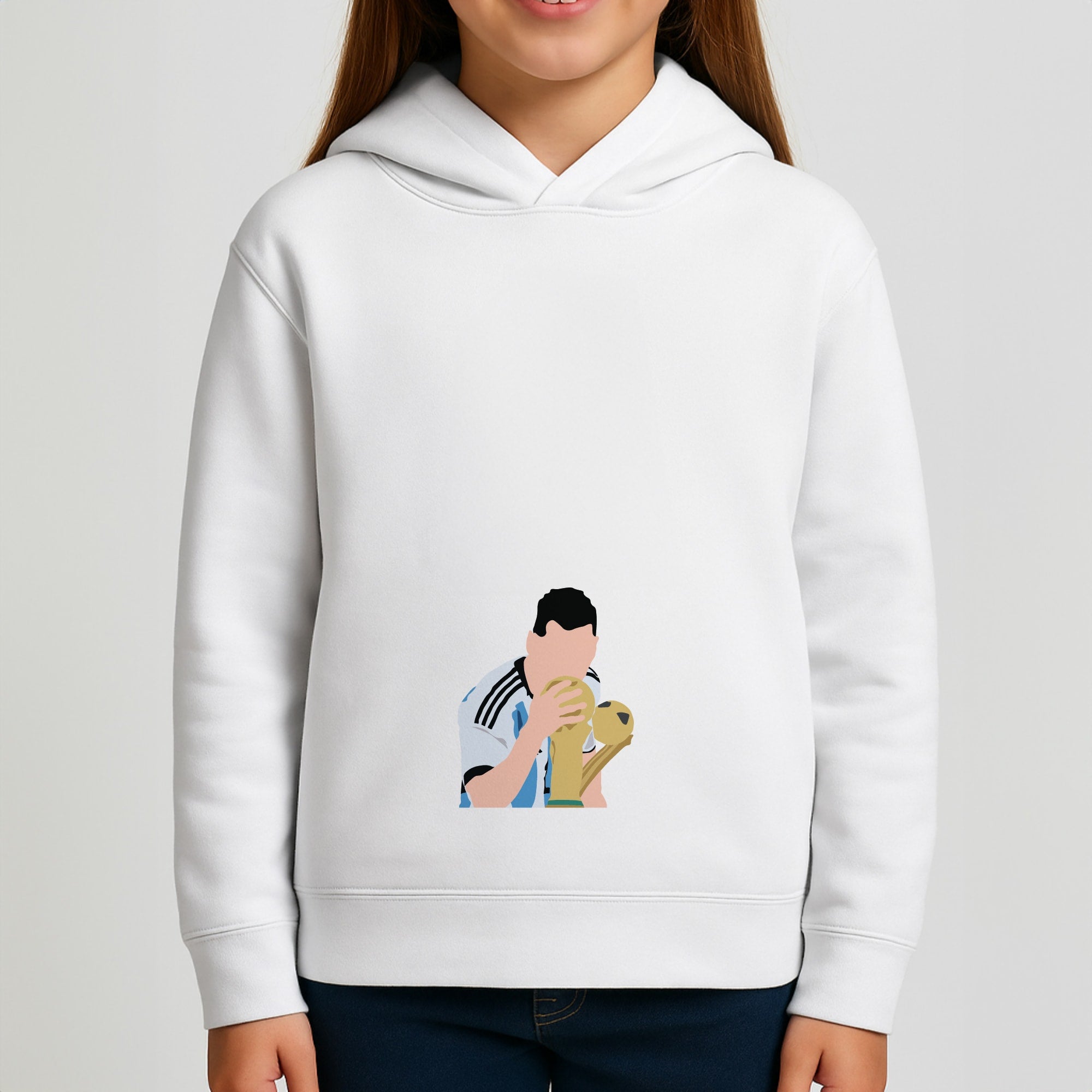 GOAT - Messi Girls Hoodie