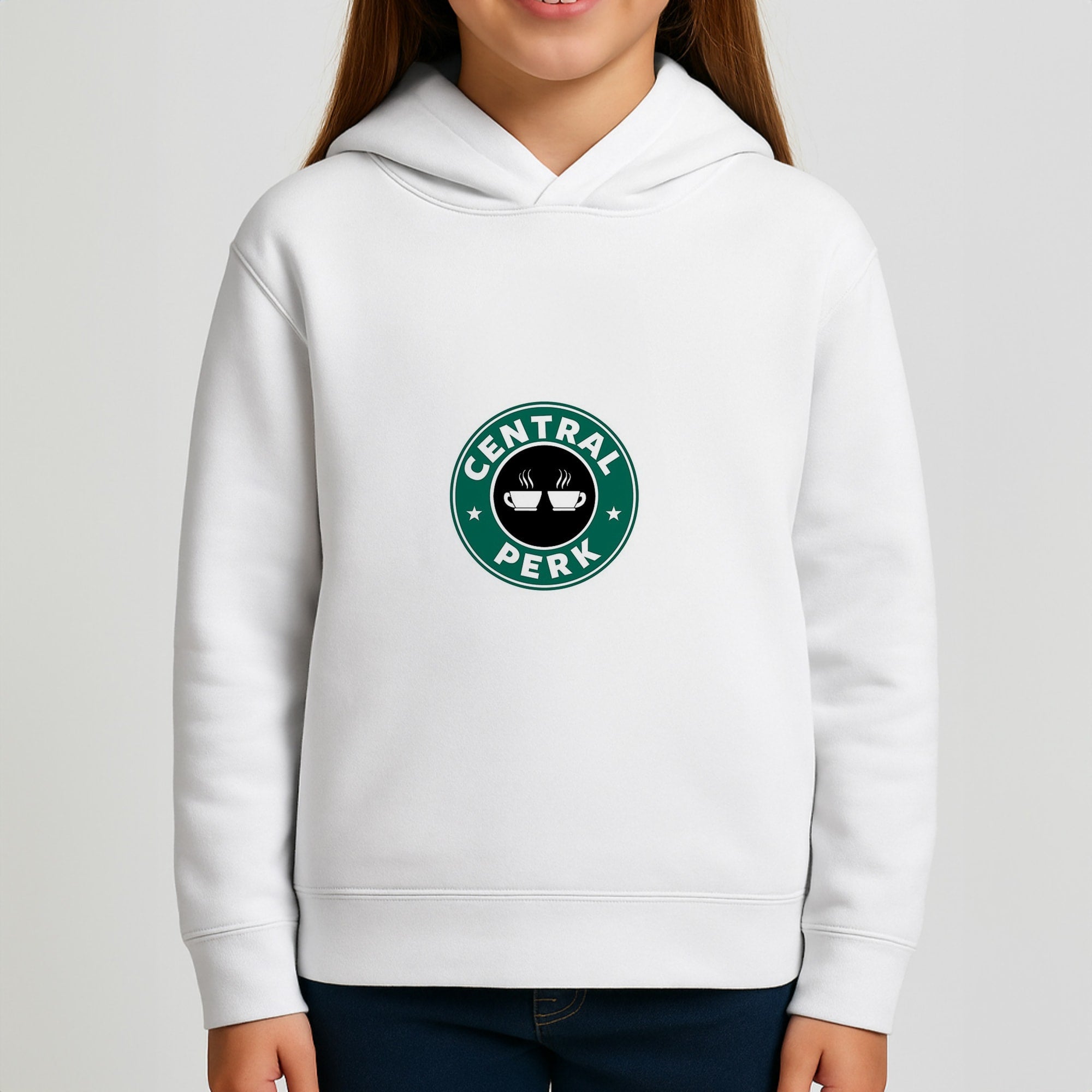 Central Perk - Coffee Logo Girls Hoodie