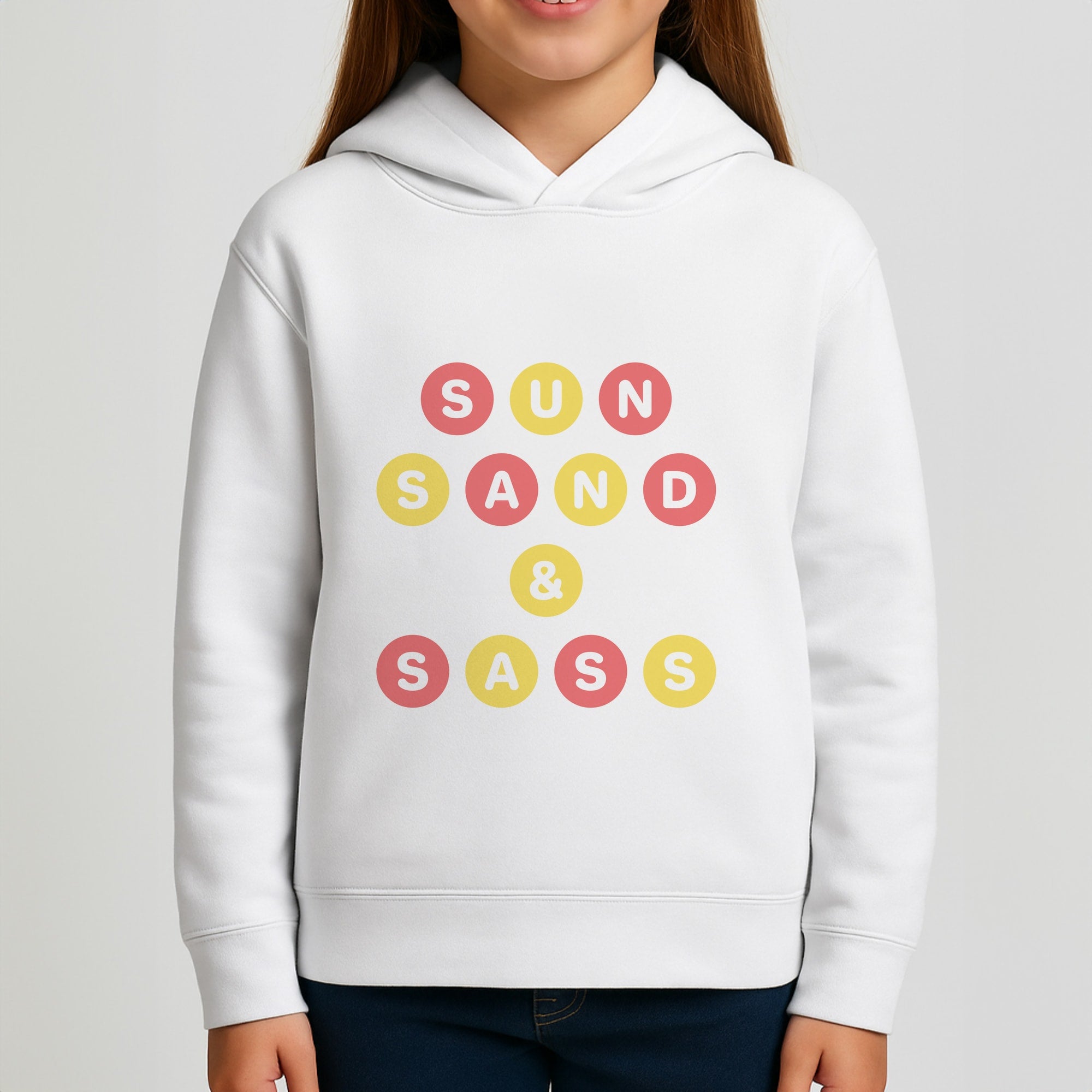 Sun, Sand And Sass Girls Hoodie
