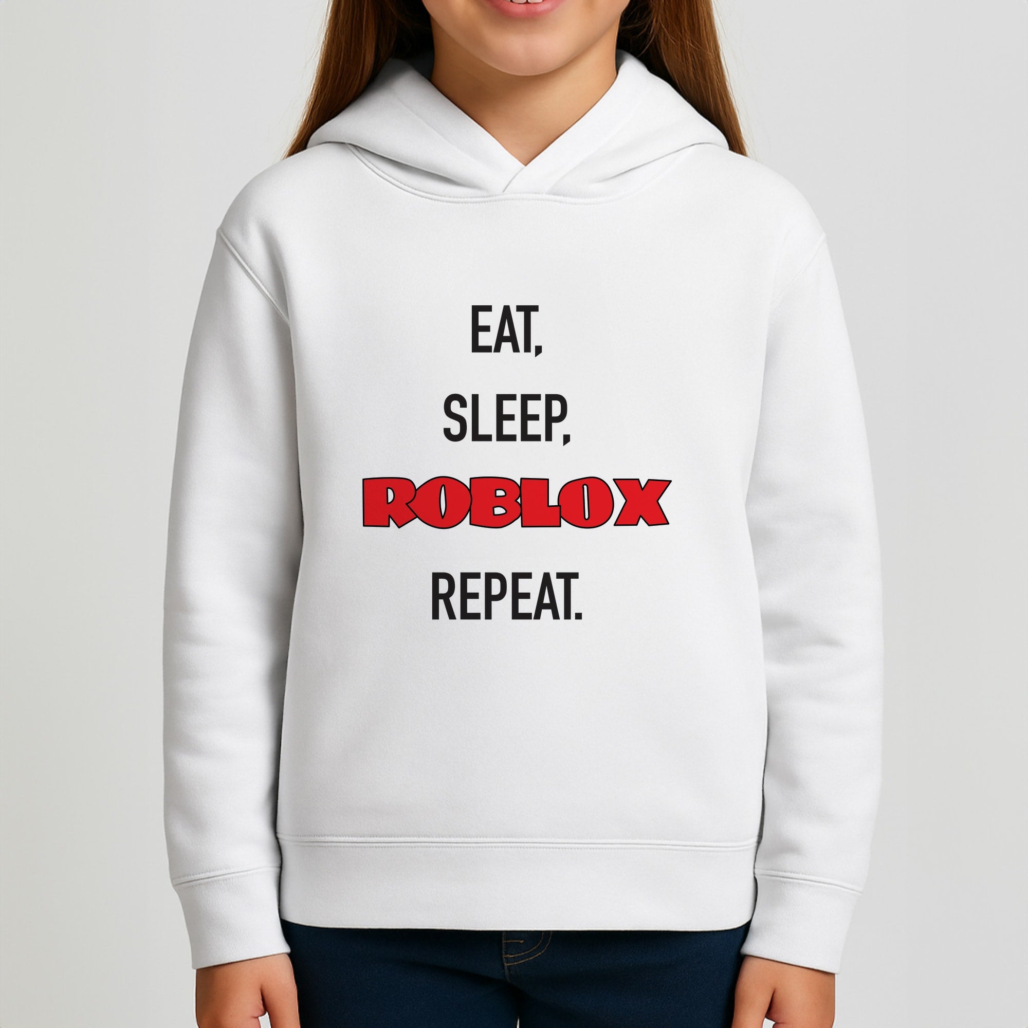 Eat, sleep, repeat Girls Hoodie