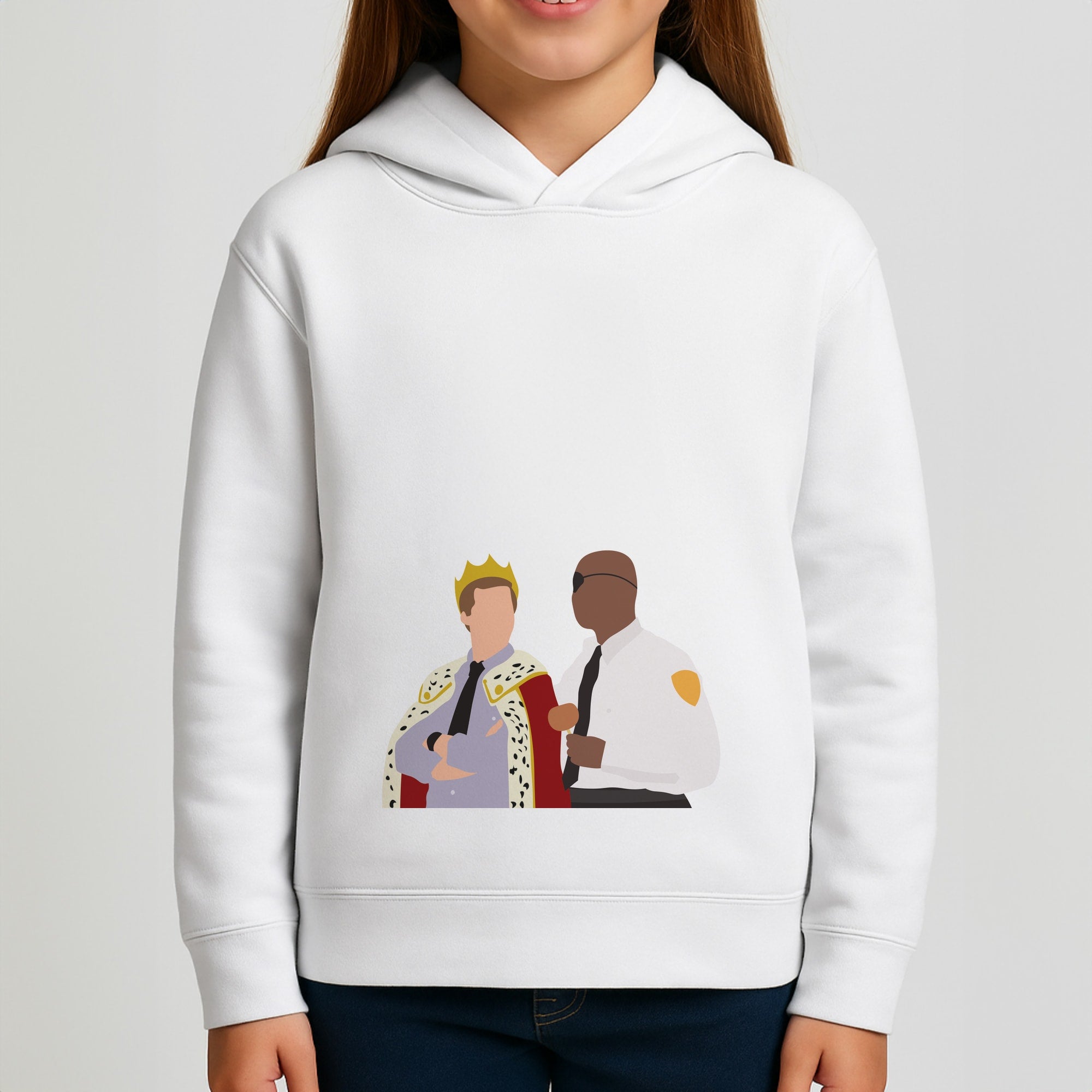 Jake and Holt B99 - Halloween Specials Girls Hoodie