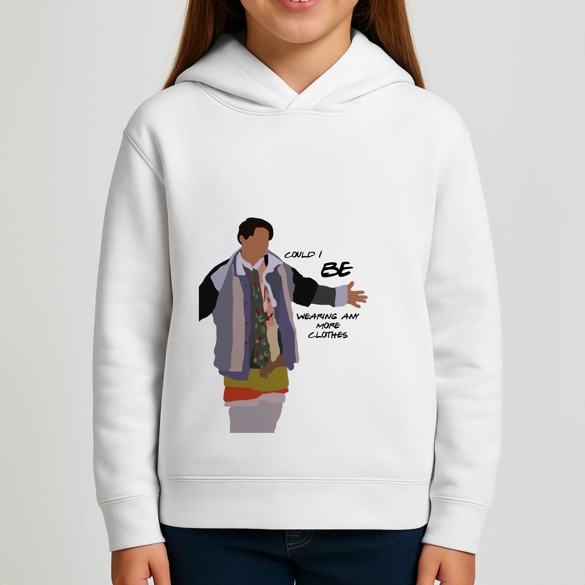 Could I Be Wearing Any More Clothes Girls Hoodie
