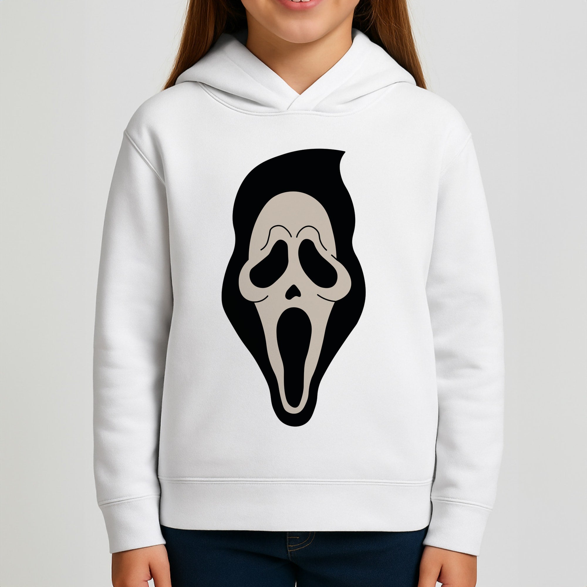 Pink Ghostface Pattern - Scream Girls Hoodie
