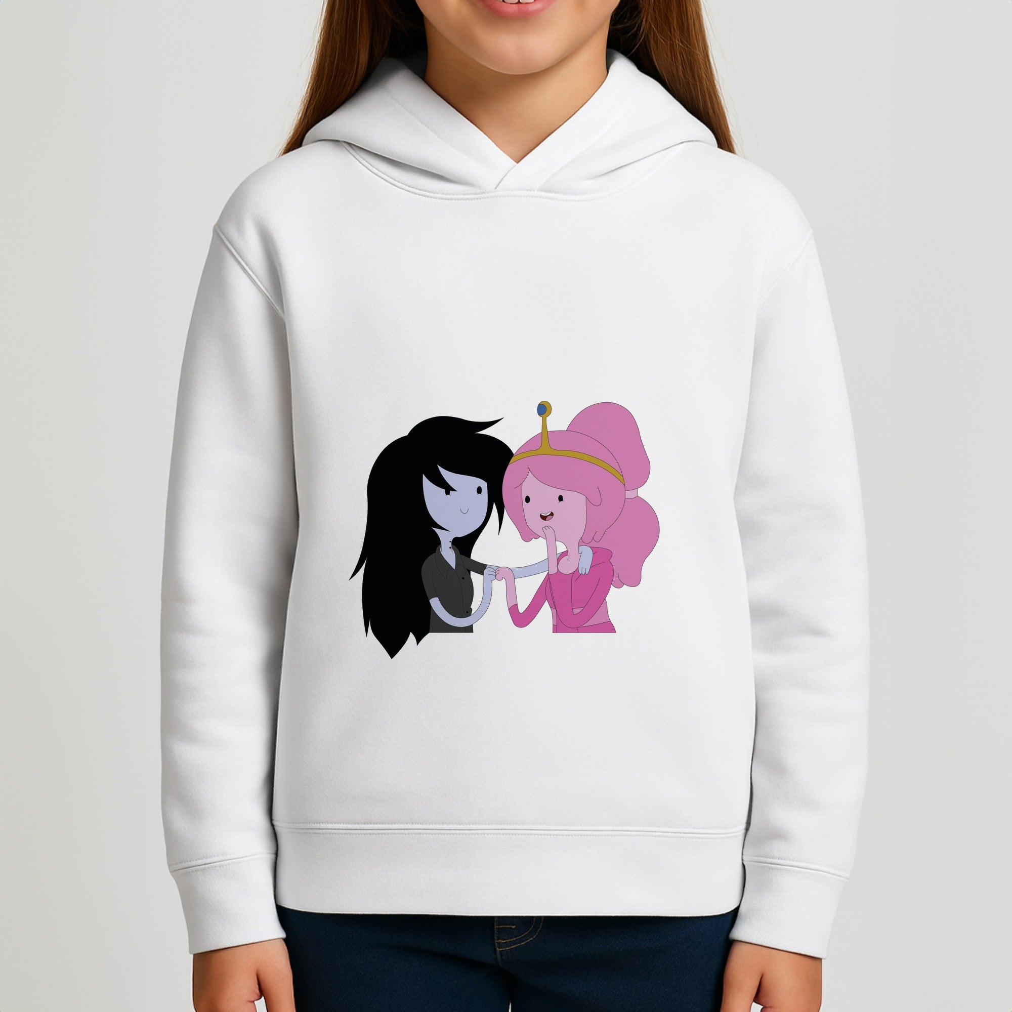 Marceline And Bubblegum Girls Hoodie