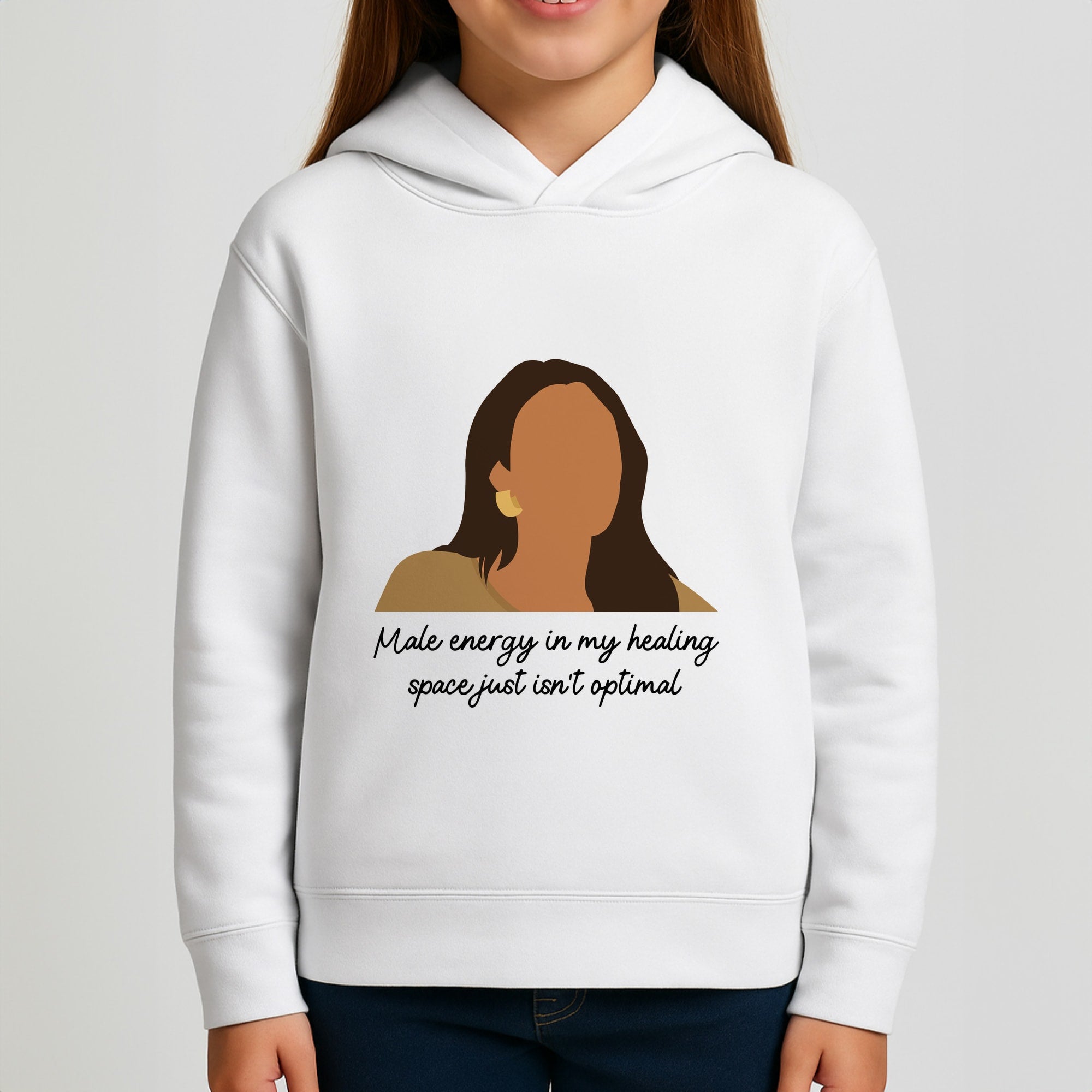 Male Energy Girls Hoodie