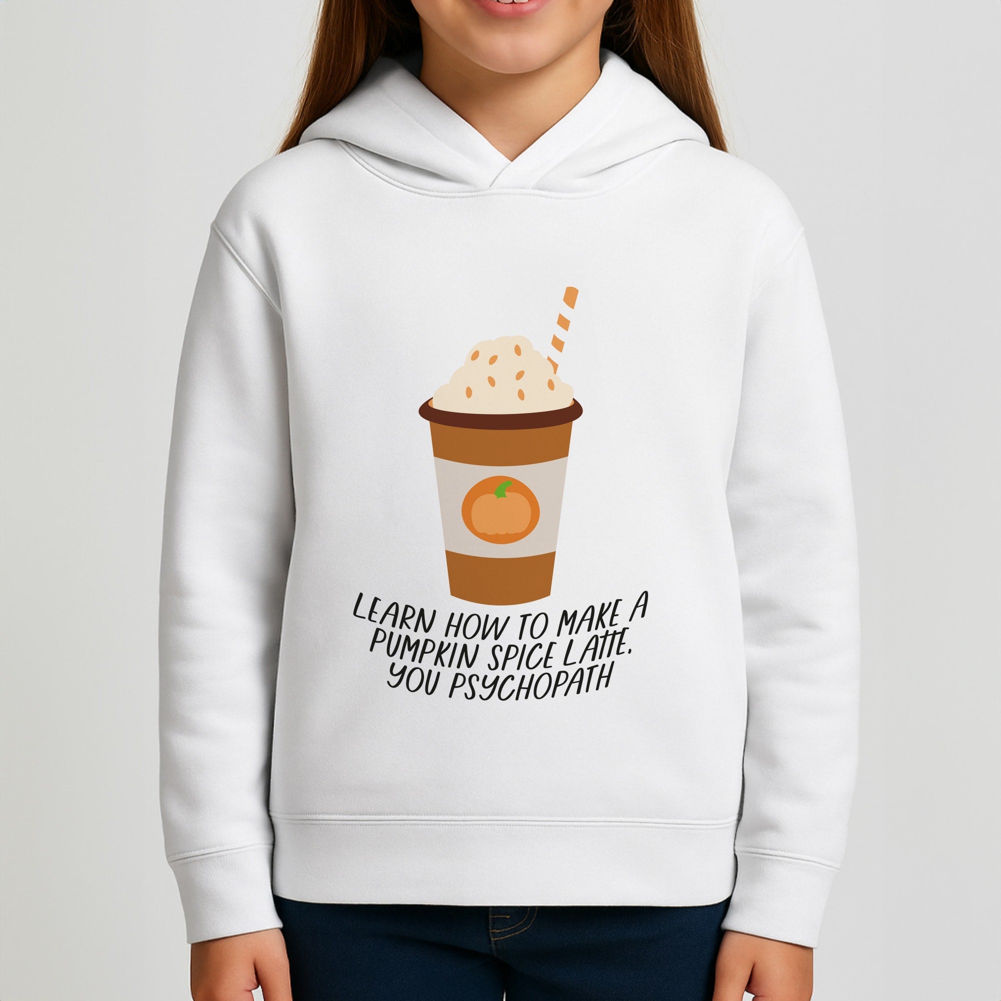 Learn How To Make A Pumpkin Spice Latte - Halloween Queens Girls Hoodie