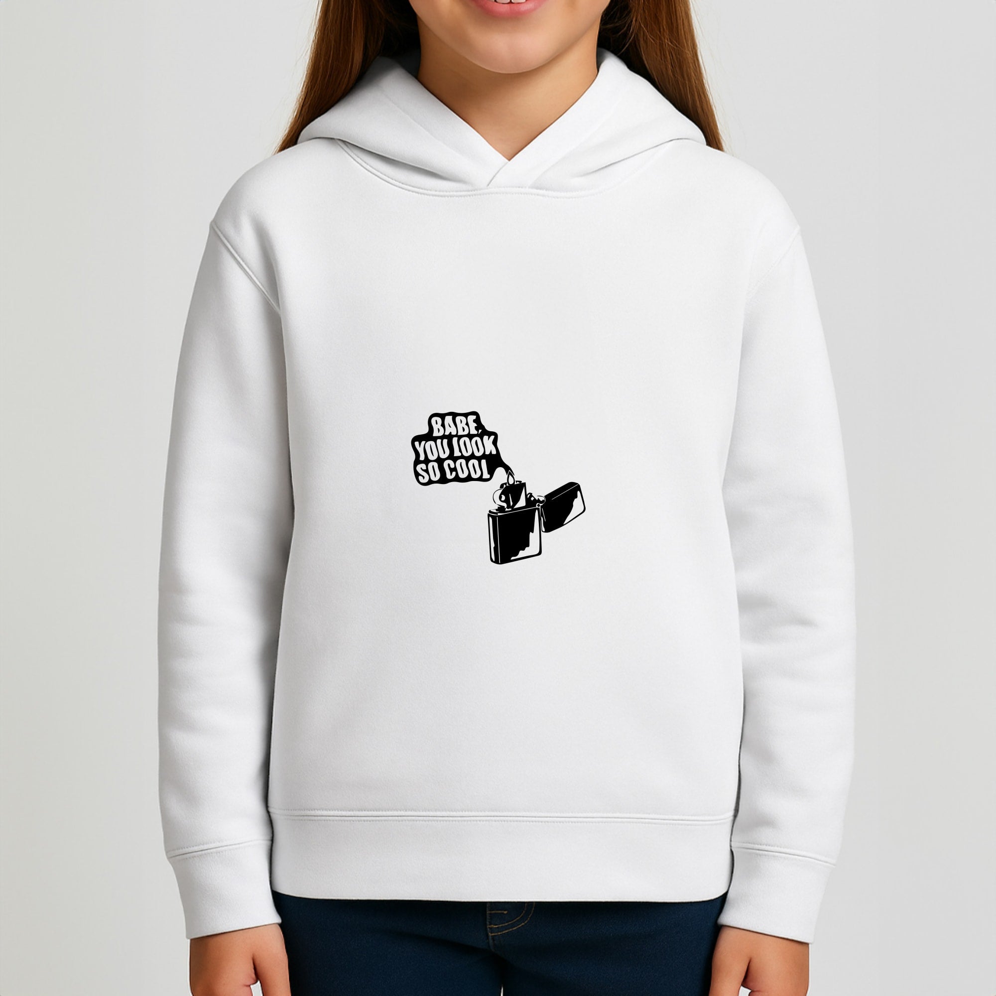 Babe, You Look So Cool - 1975 Girls Hoodie