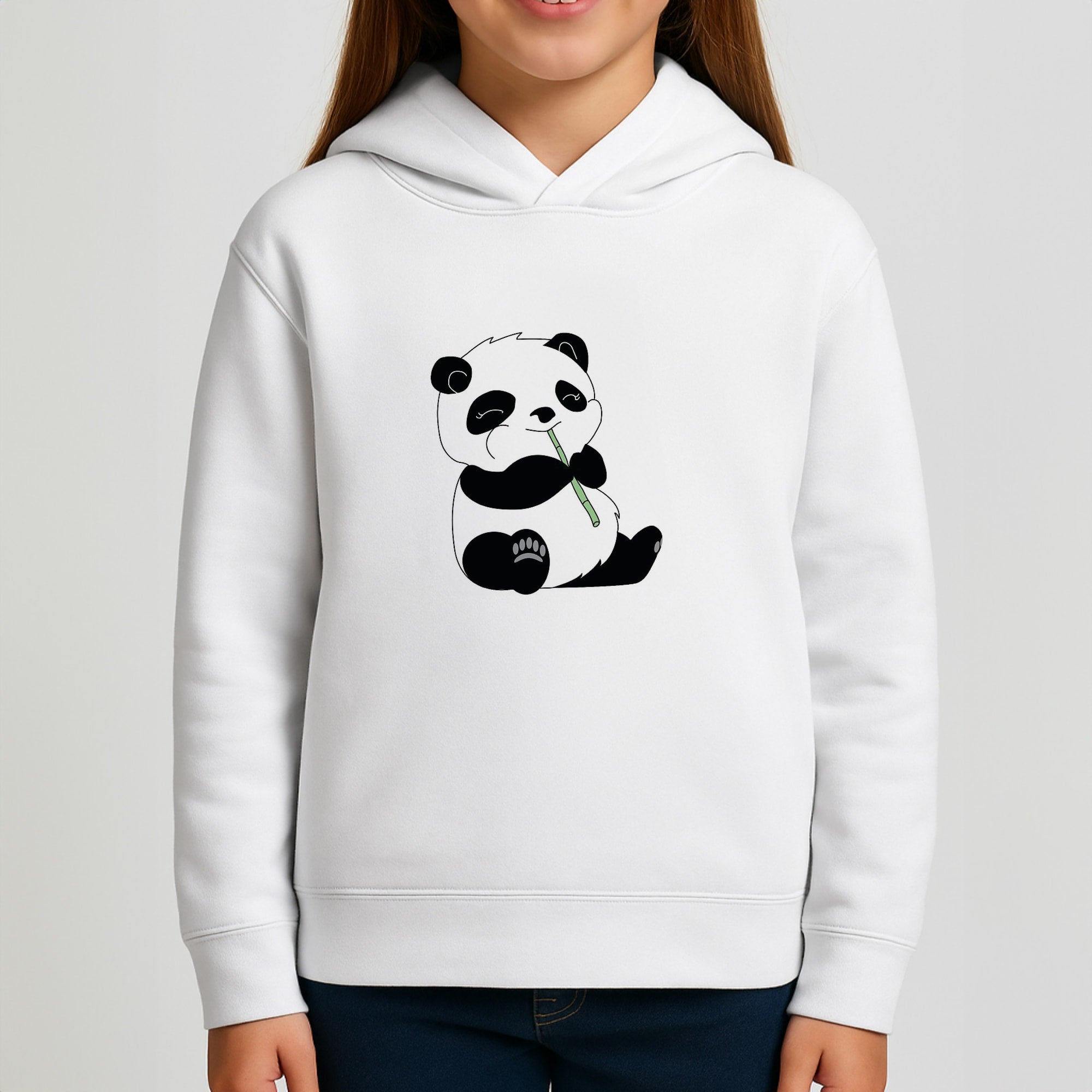 Vegan Panda Kids Hoodie