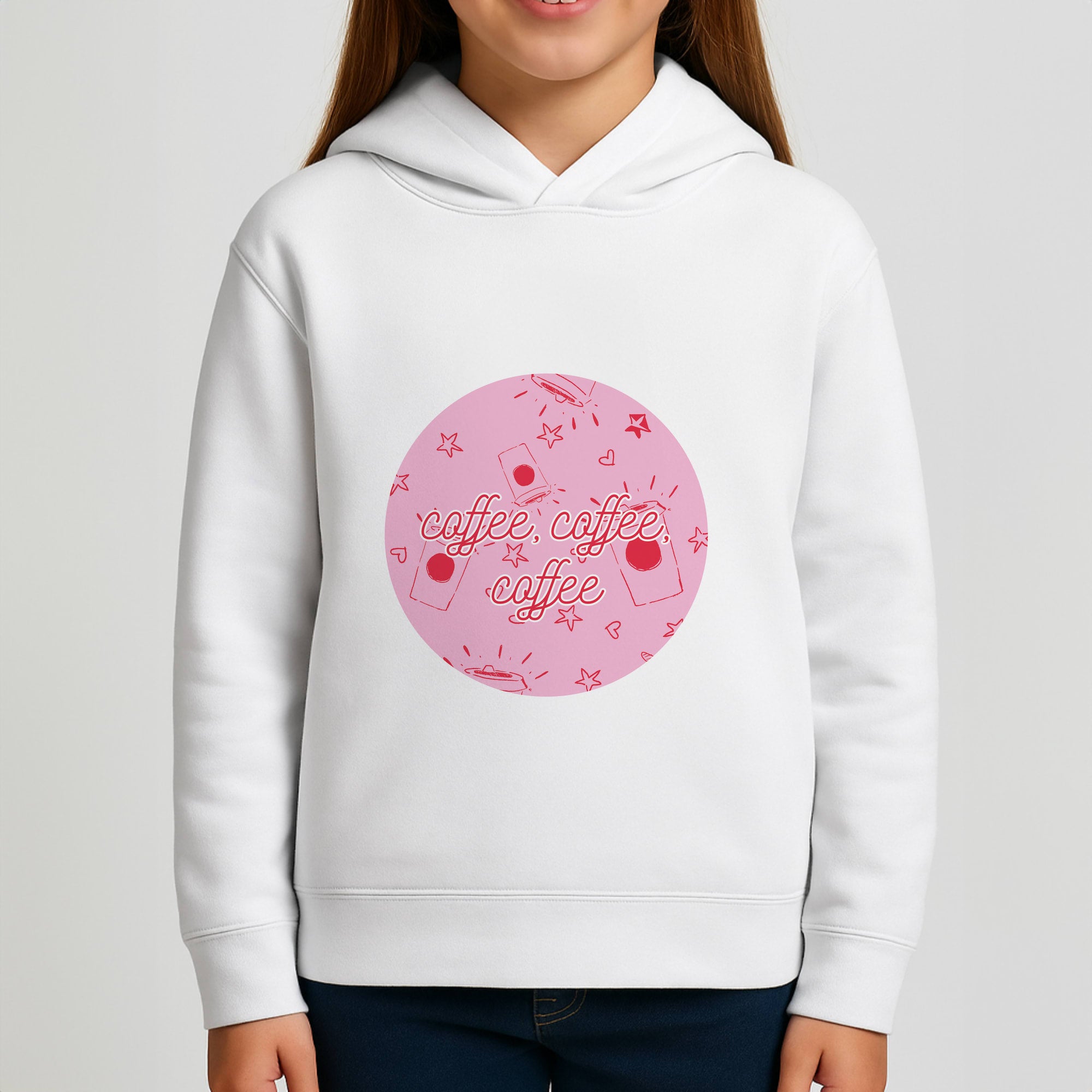 Coffee Pattern - Chamberlain Girls Hoodie