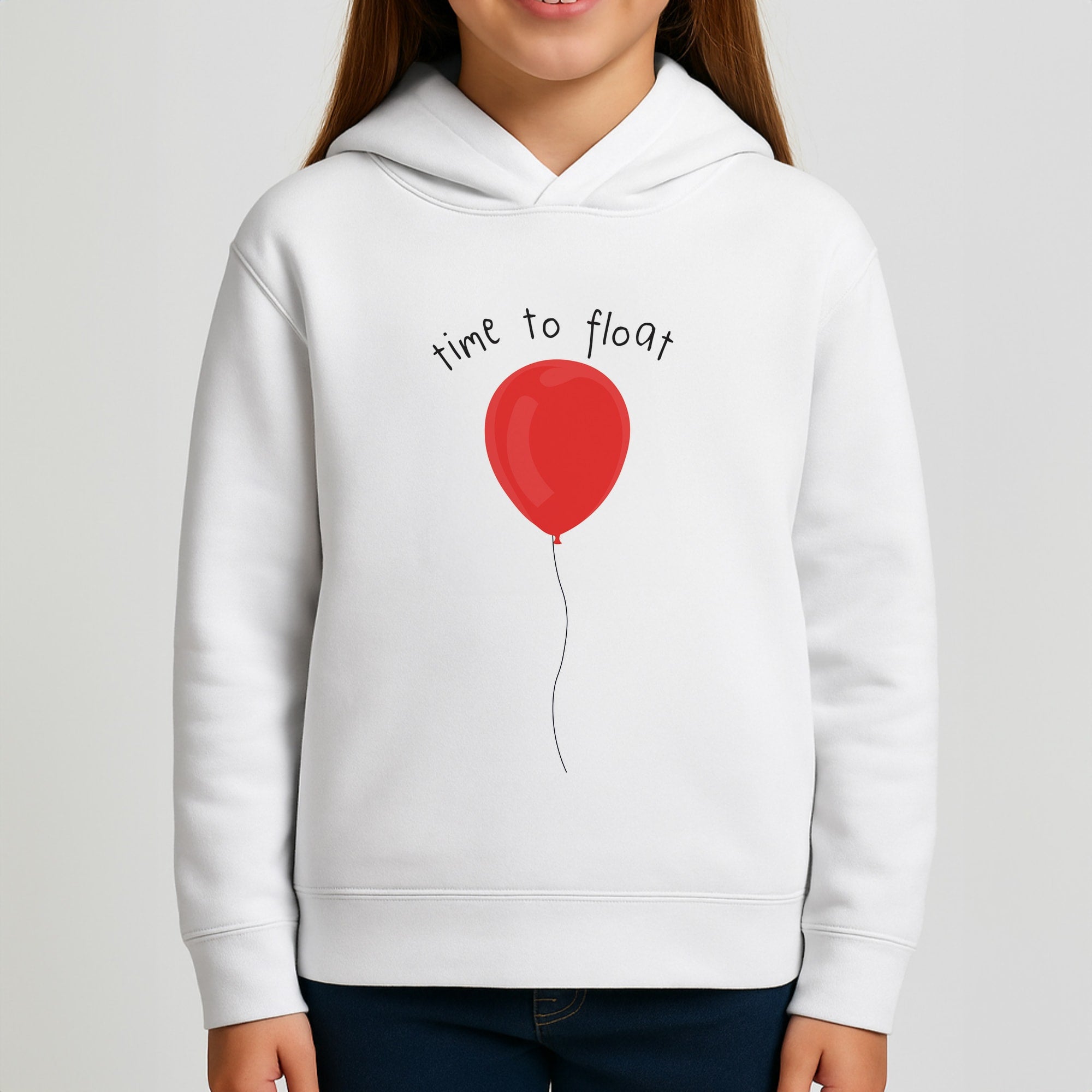 Time To Float - Clown Girls Hoodie