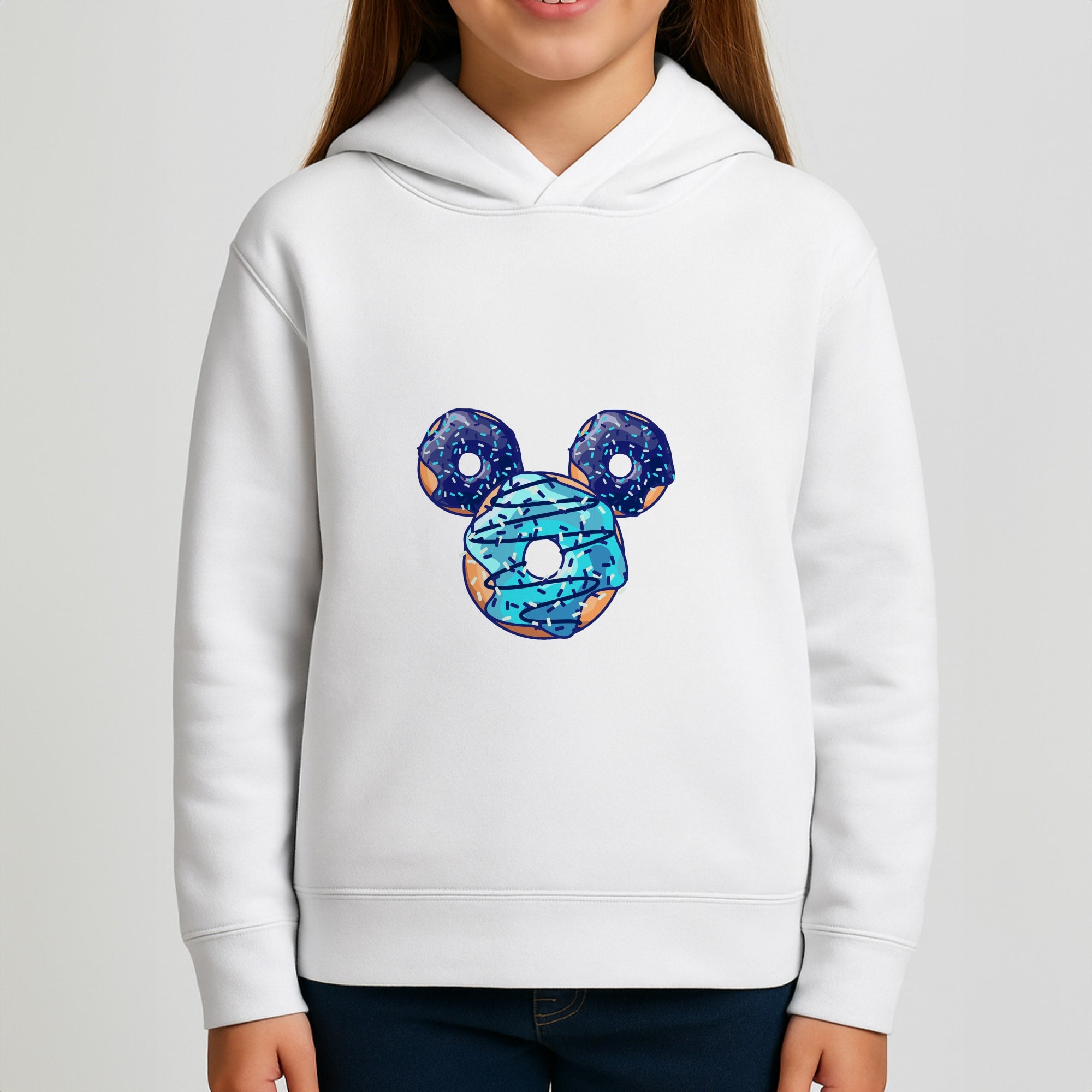 Fairytale Mouse Doughnuts Girls Hoodie