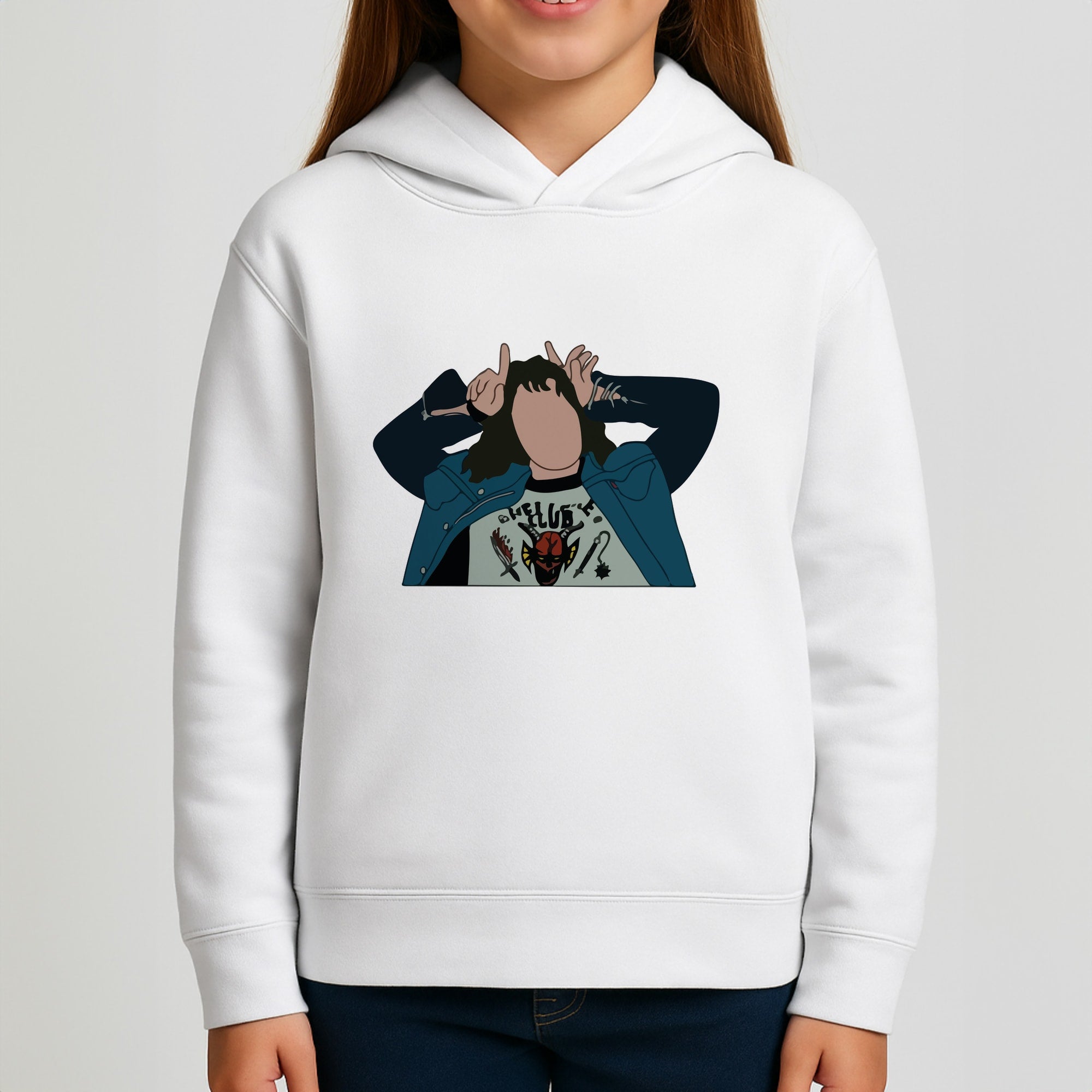 Eddie Munson Kids Hoodie