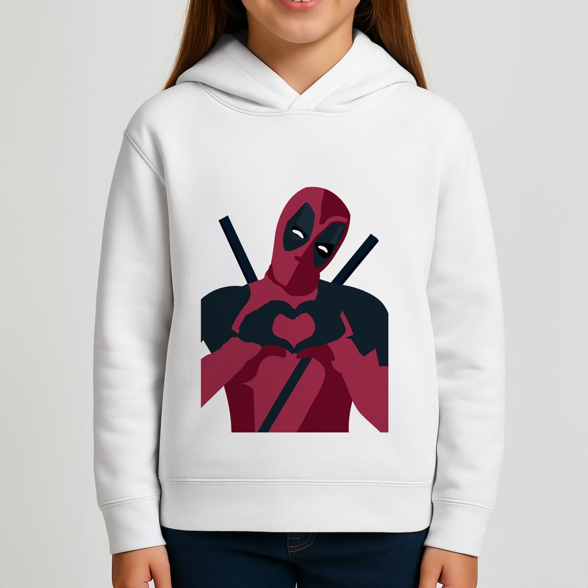 DP heart Girls Hoodie
