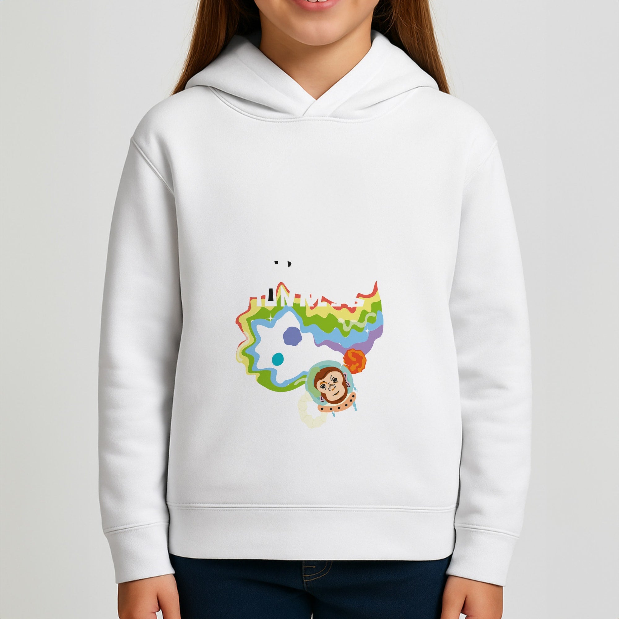 A Monkeys - Pink Girls Hoodie